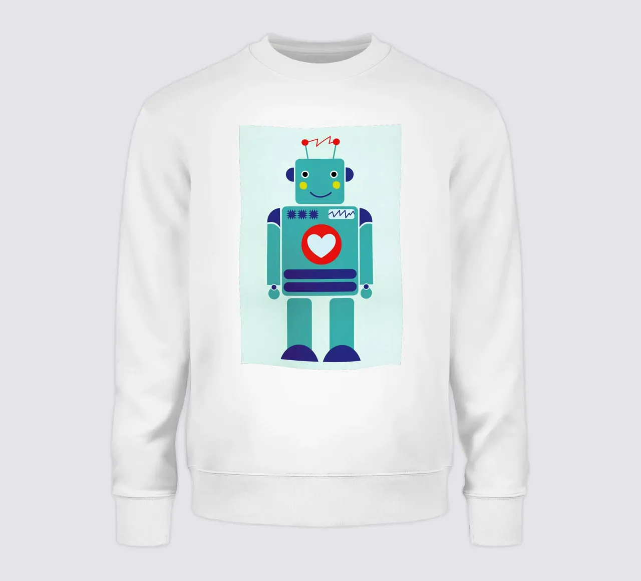 Robot with a Heart felpa da Little Flourishes