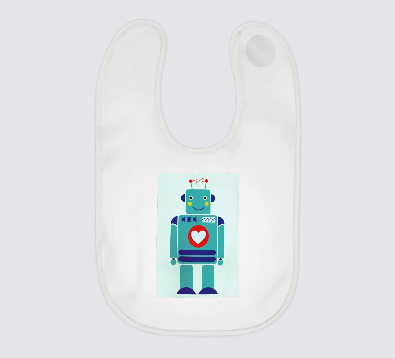 Robot with a Heart bavaglino da Little Flourishes