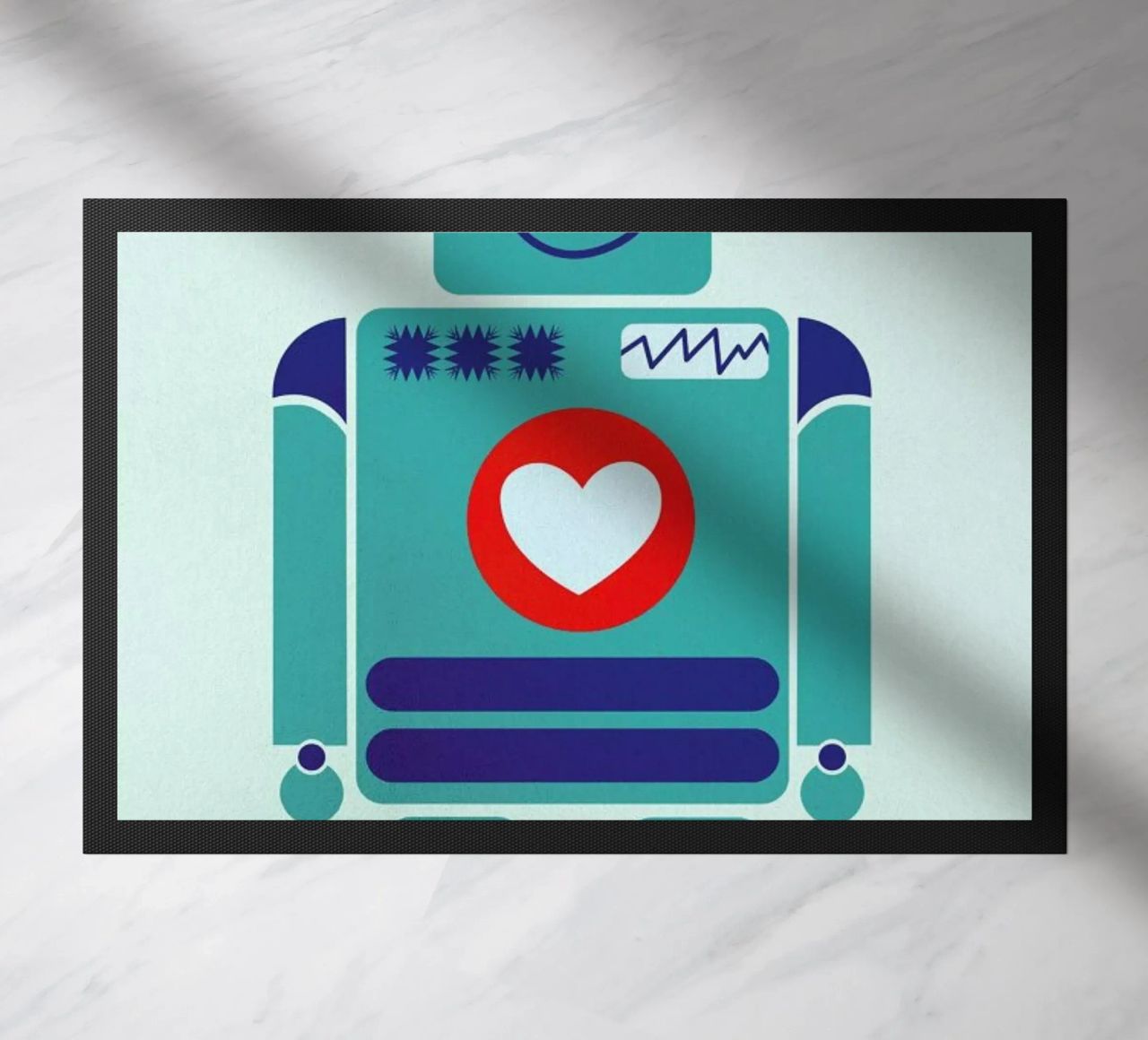 Robot with a Heart zerbino da Little Flourishes