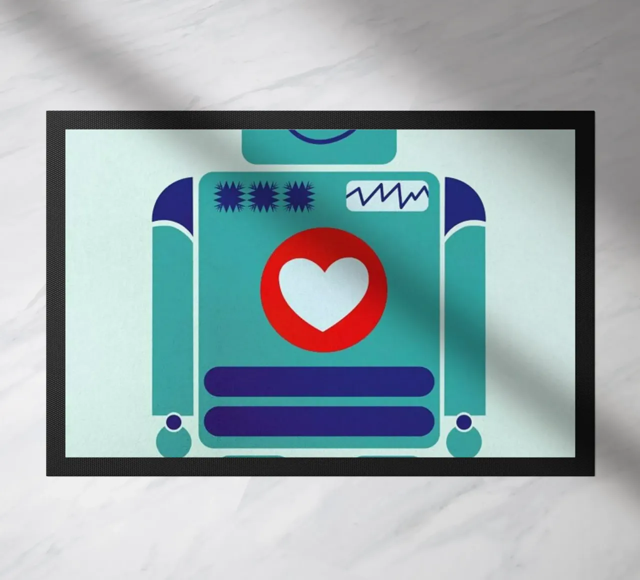 Robot with a Heart zerbino da Little Flourishes