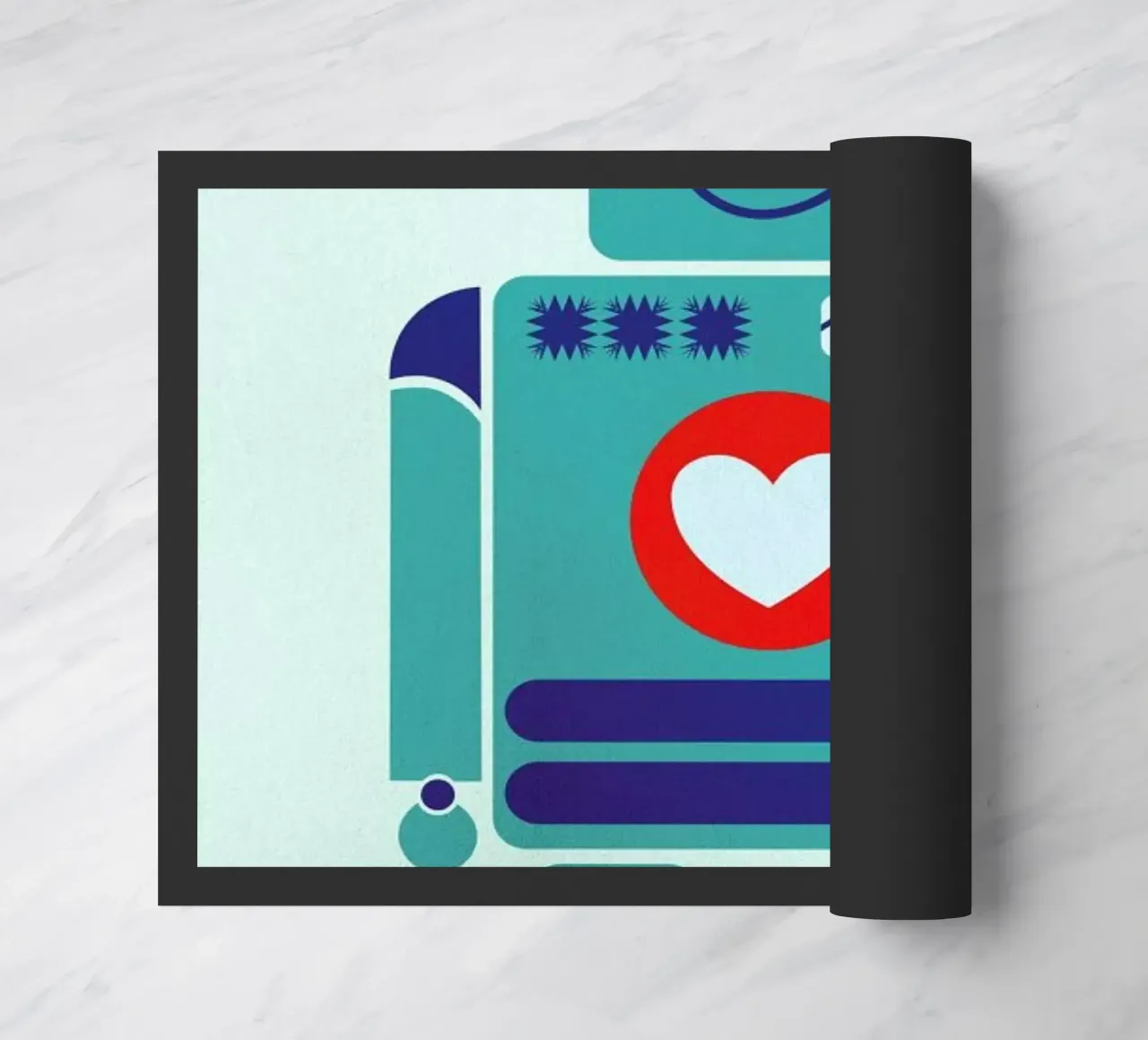 Robot with a Heart zerbino da Little Flourishes