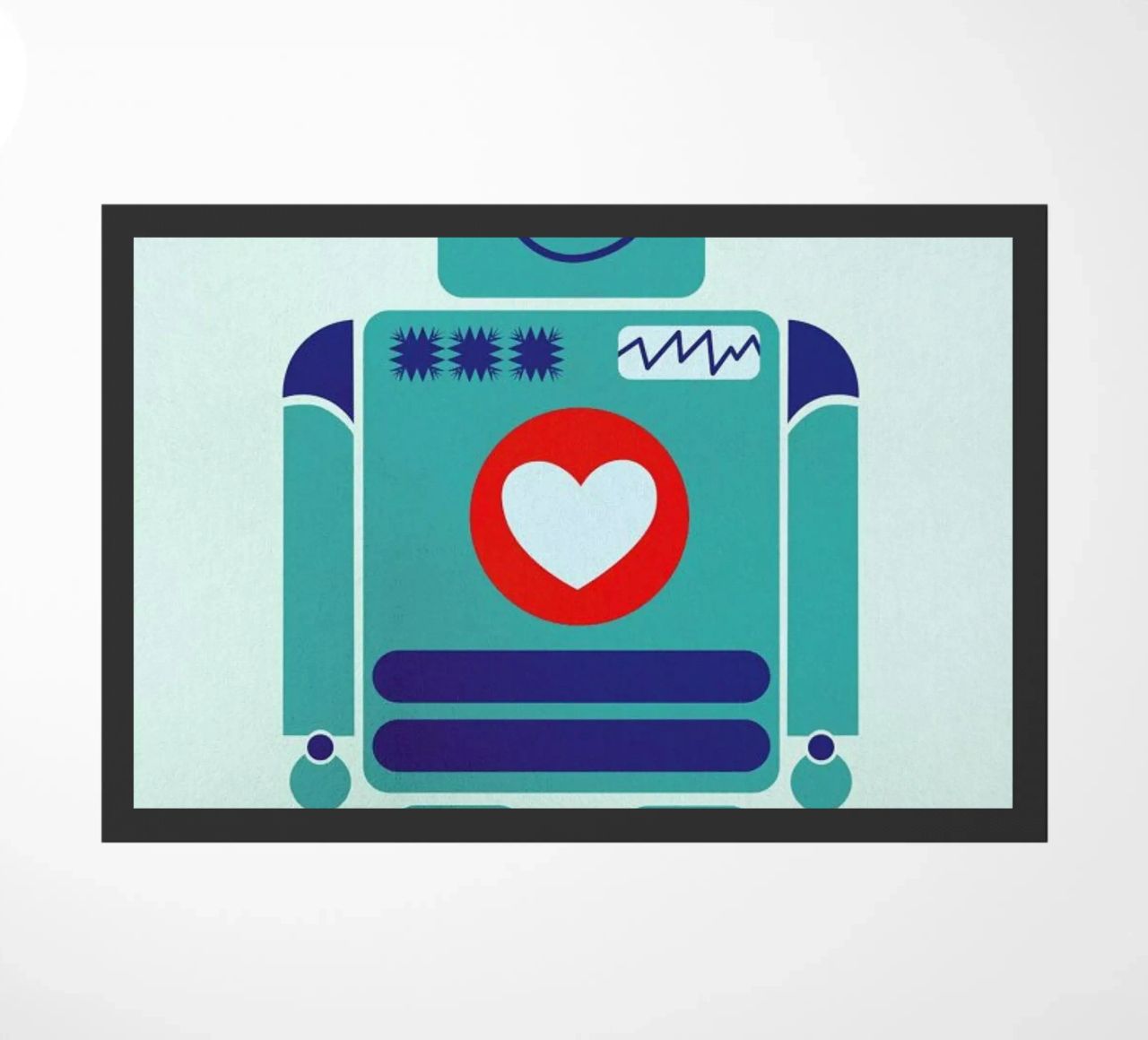 Robot with a Heart zerbino da Little Flourishes