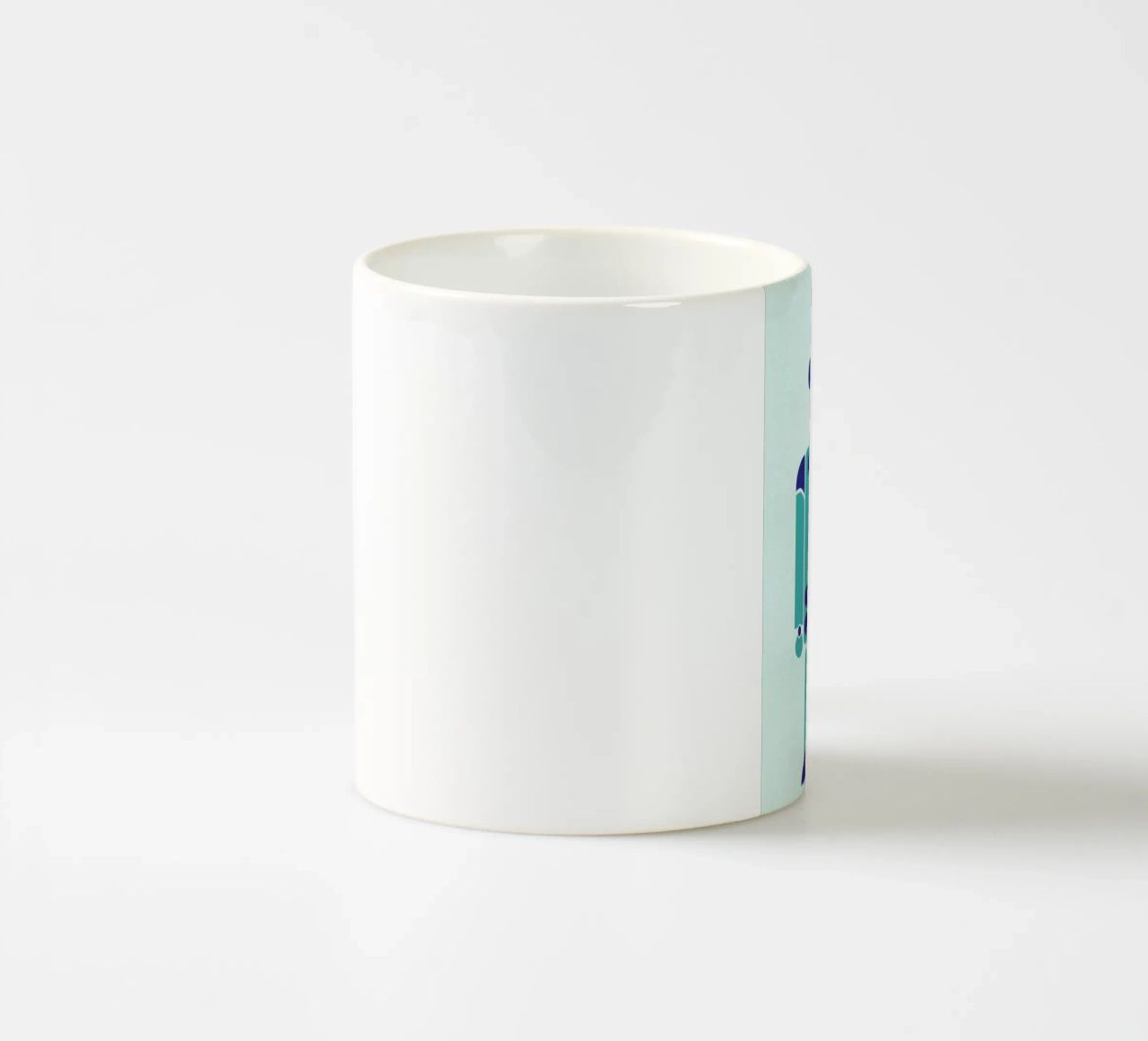 Robot with a Heart tazza in ceramica da Little Flourishes