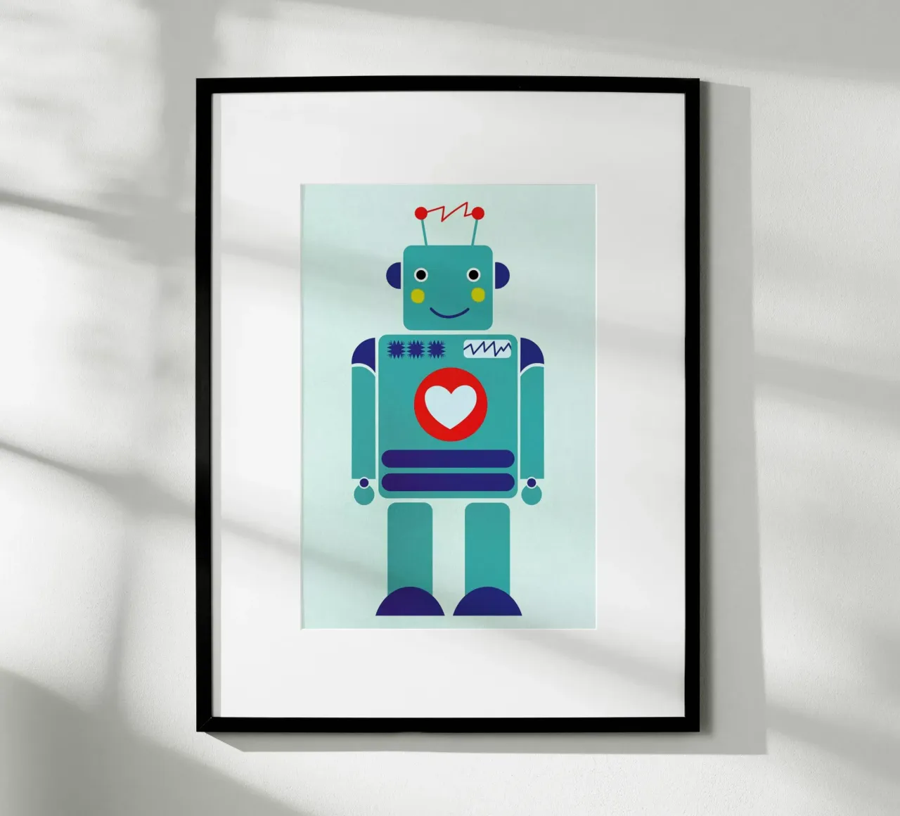 Robot with a Heart carta hahnemühle da Little Flourishes