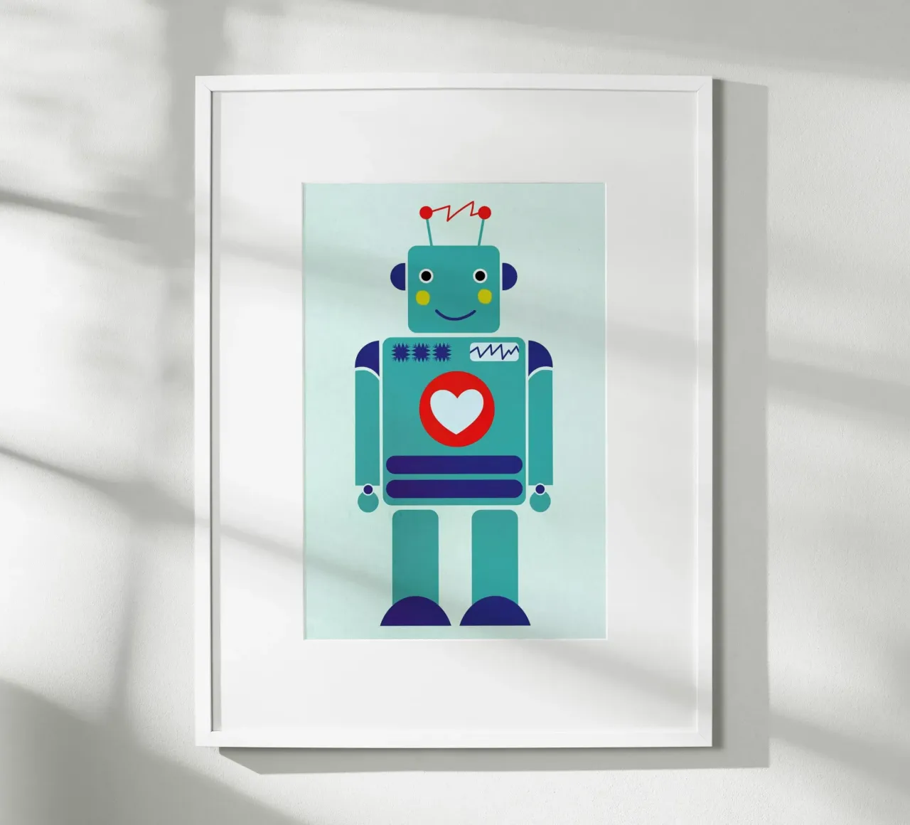 Robot with a Heart carta hahnemühle da Little Flourishes