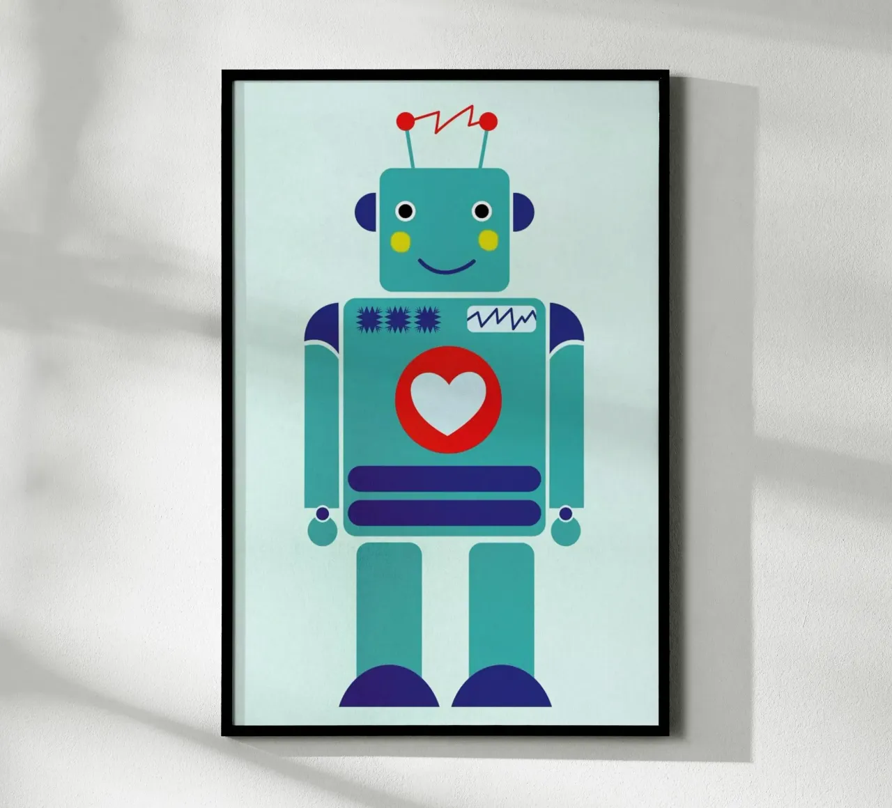 Robot with a Heart carta hahnemühle da Little Flourishes