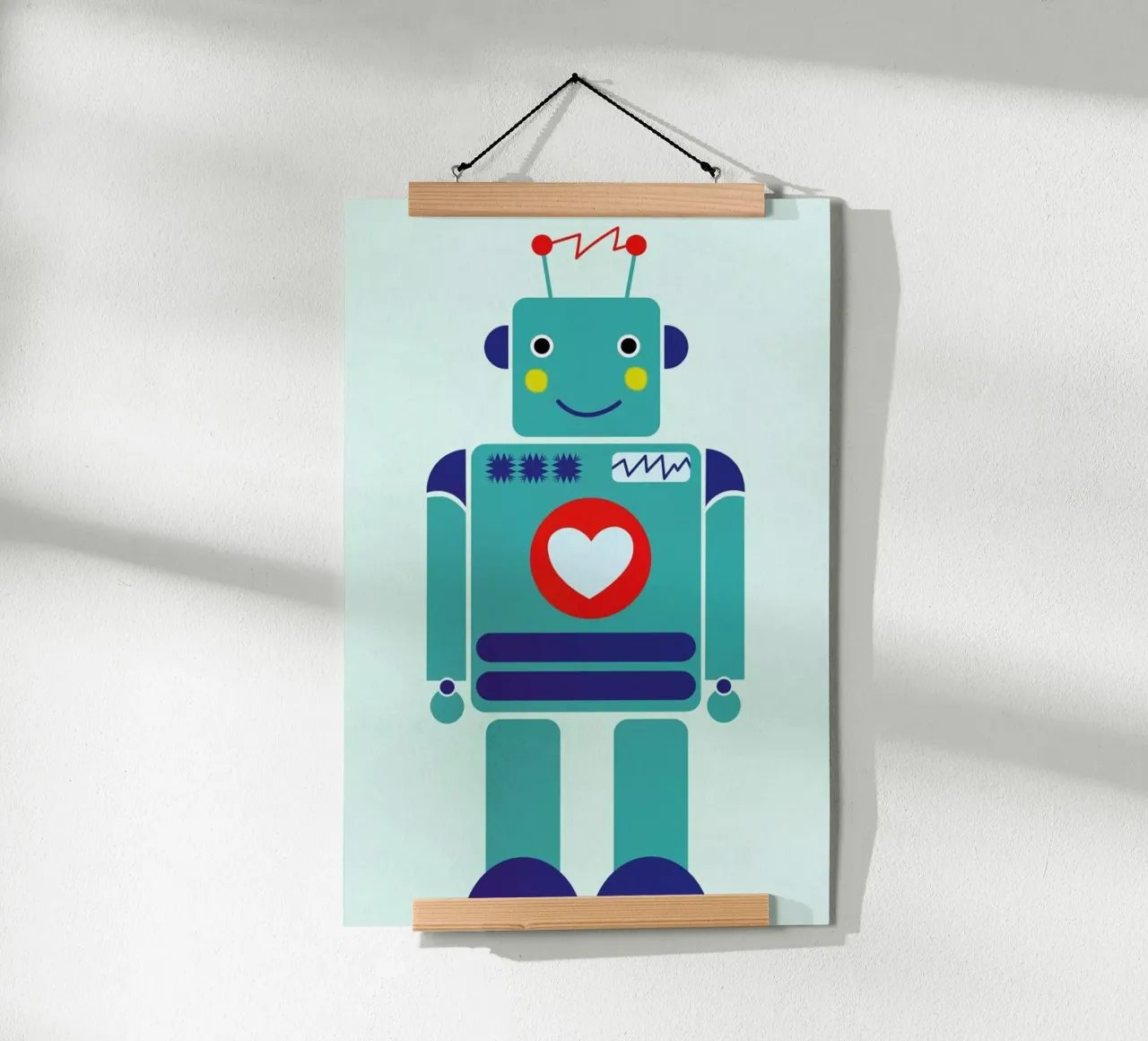 Robot with a Heart carta hahnemühle da Little Flourishes