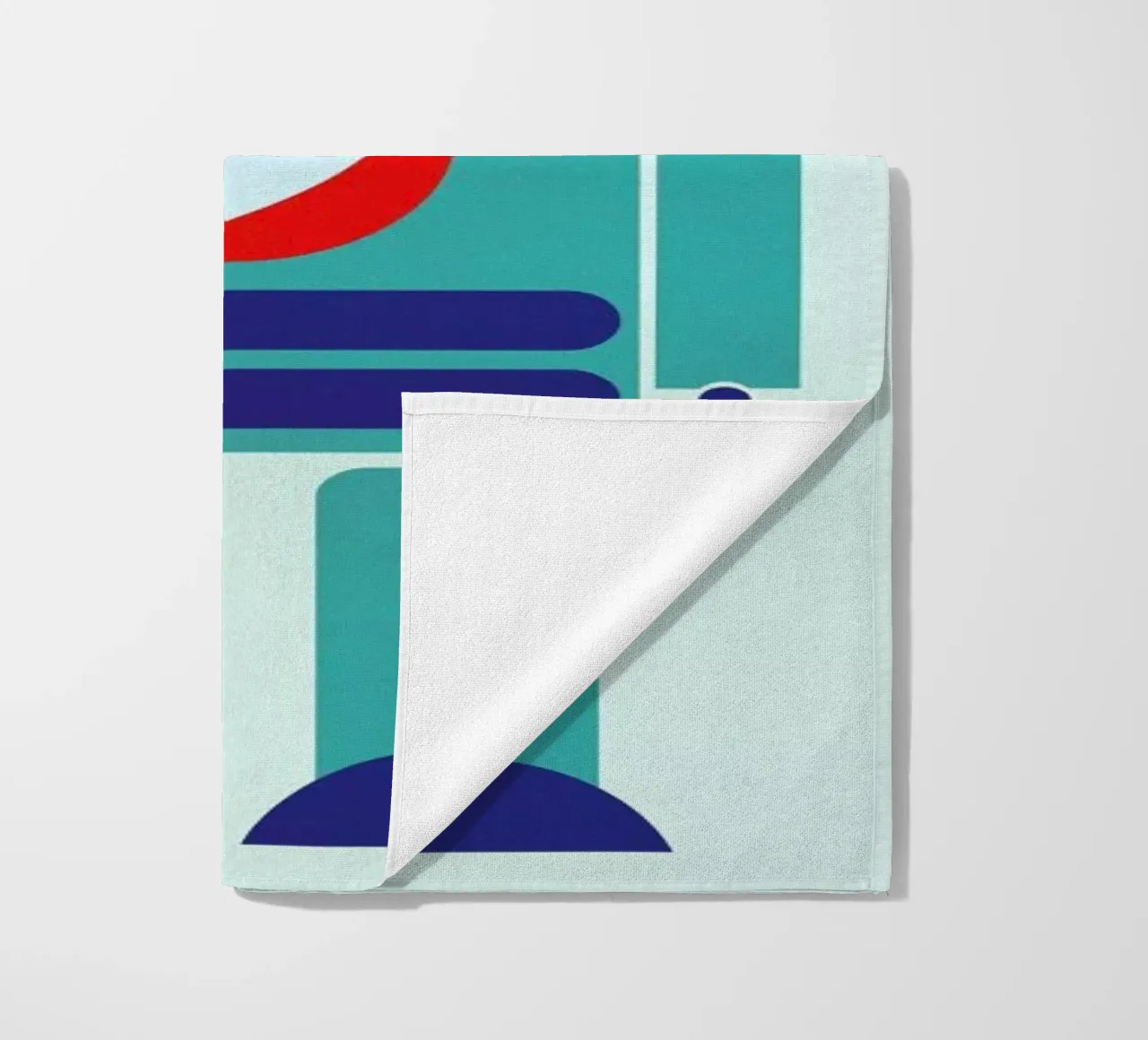 Robot with a Heart Strandtuch von Little Flourishes