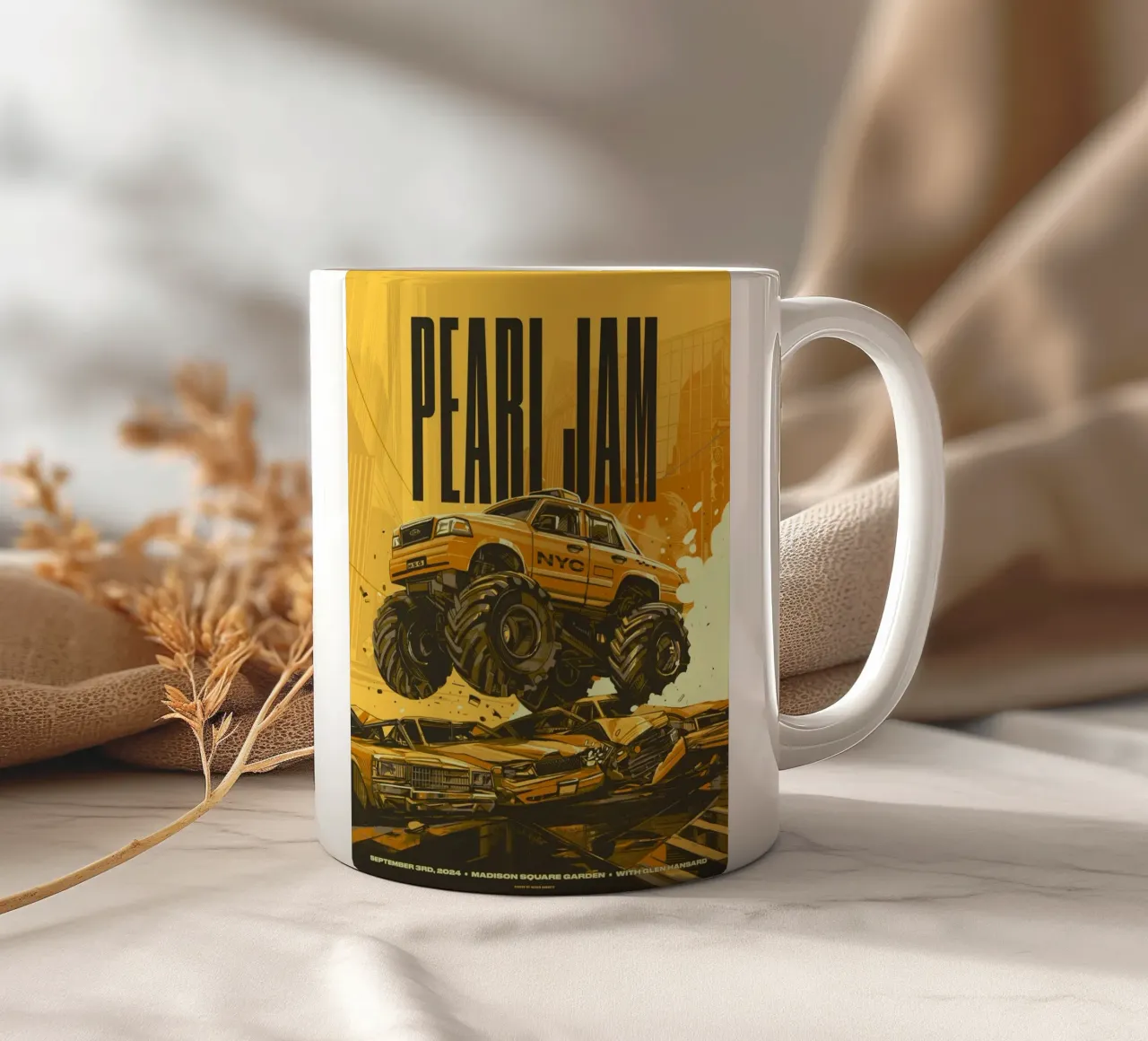 Pearl Jam Madison Square Garden 2024 tazza in ceramica da MelissaJames