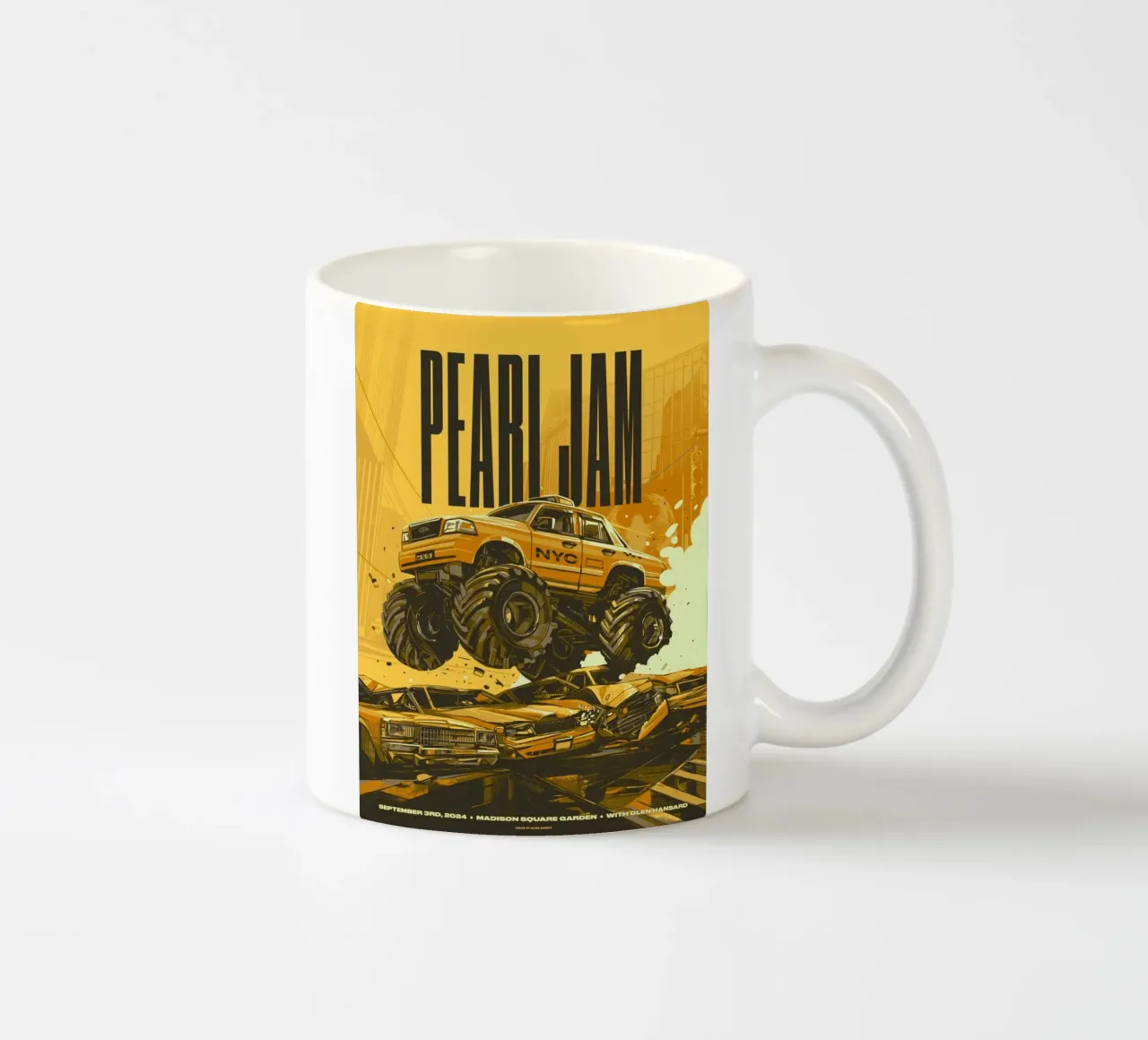 Pearl Jam Madison Square Garden 2024 tazza in ceramica da MelissaJames