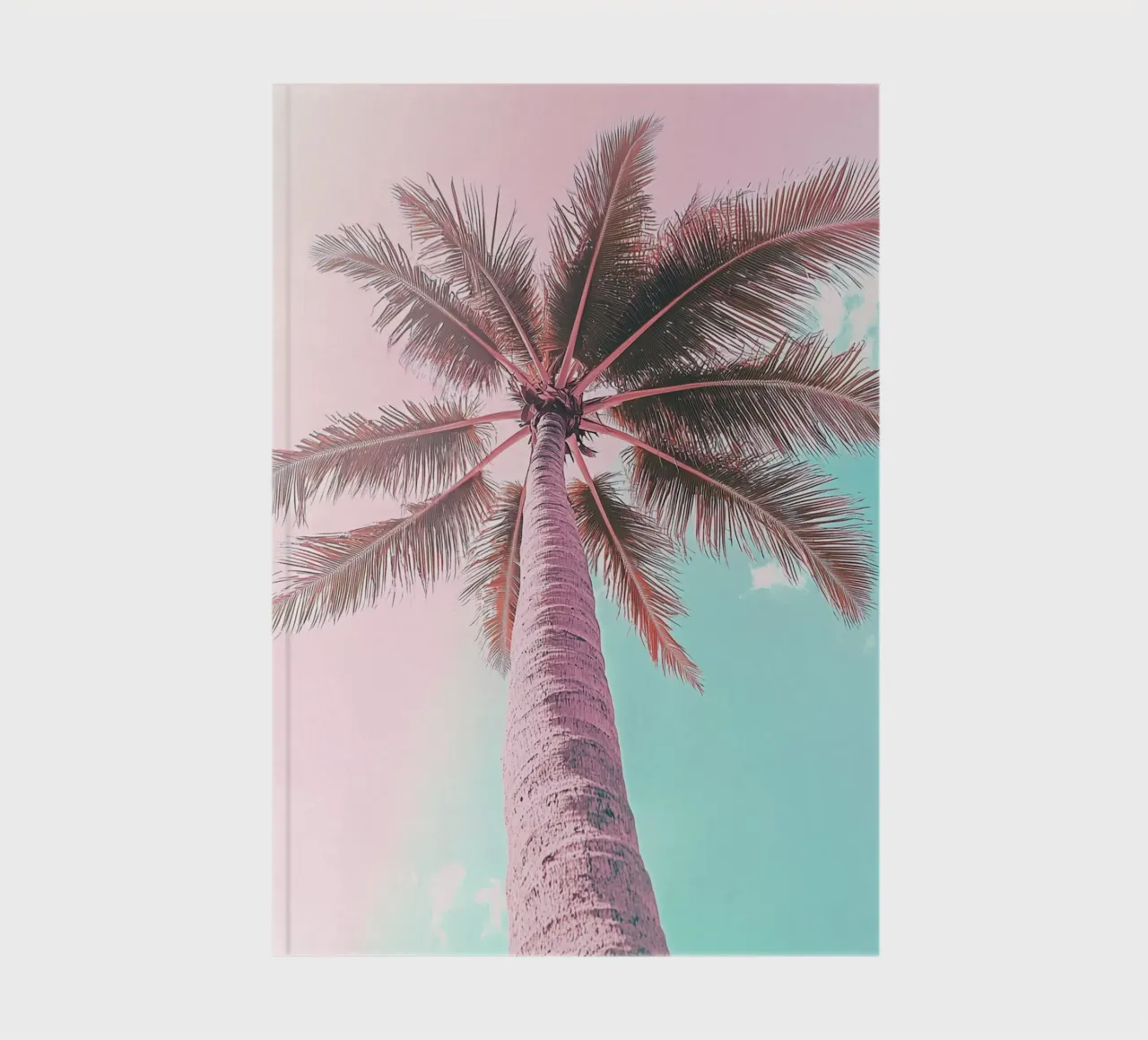 Pastel Palm Vibes notebook by Carinaprint
