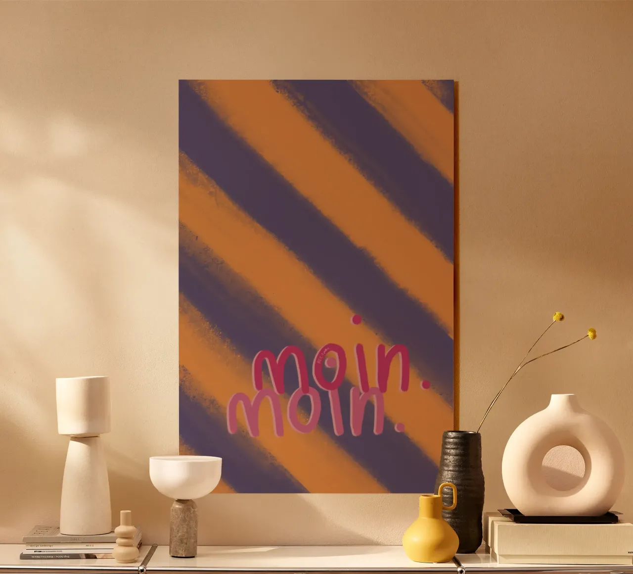 Gesprächig acryl van Beeeplan