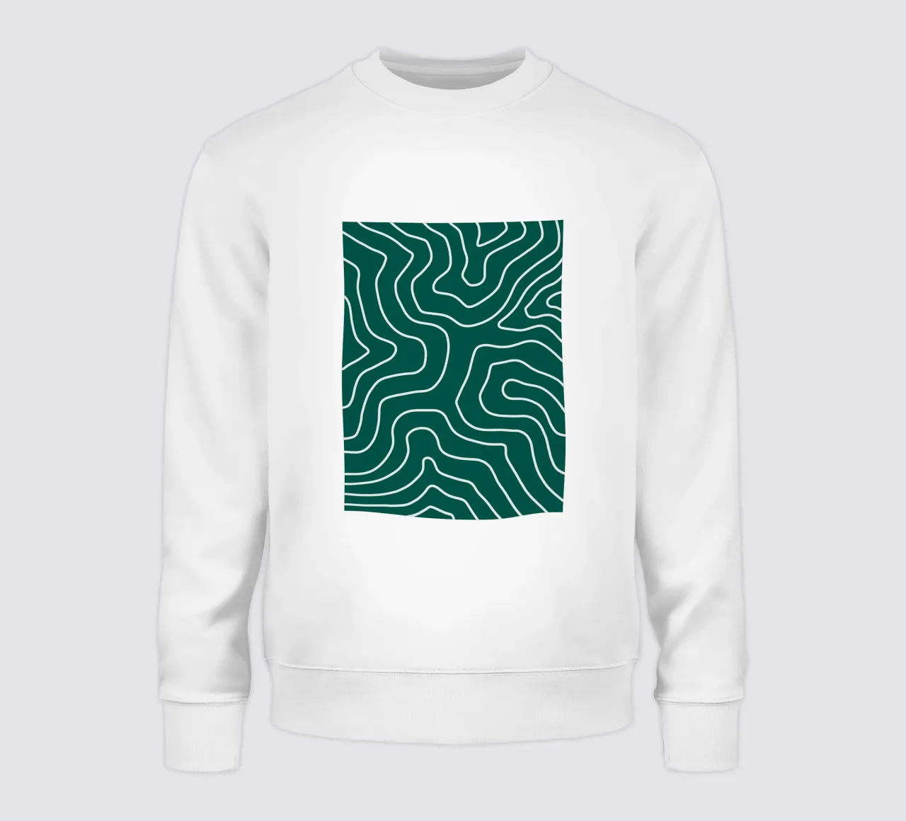 Linee bianche minimaliste felpa da MODERN NUANCE