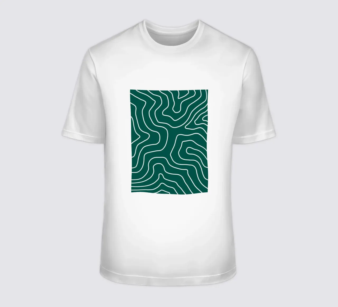 Linee bianche minimaliste t-shirt da MODERN NUANCE