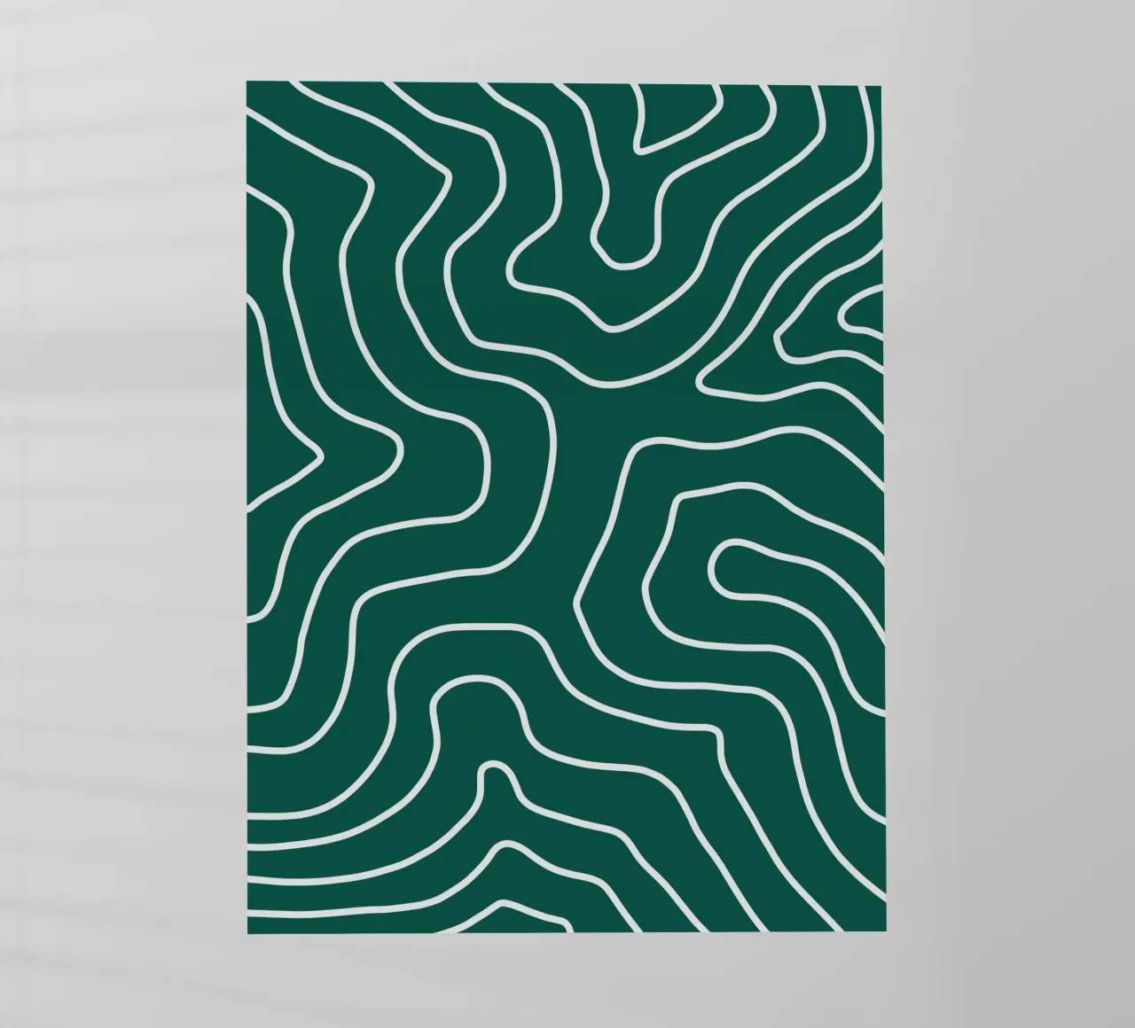 Linee bianche minimaliste pellicola backlit da MODERN NUANCE