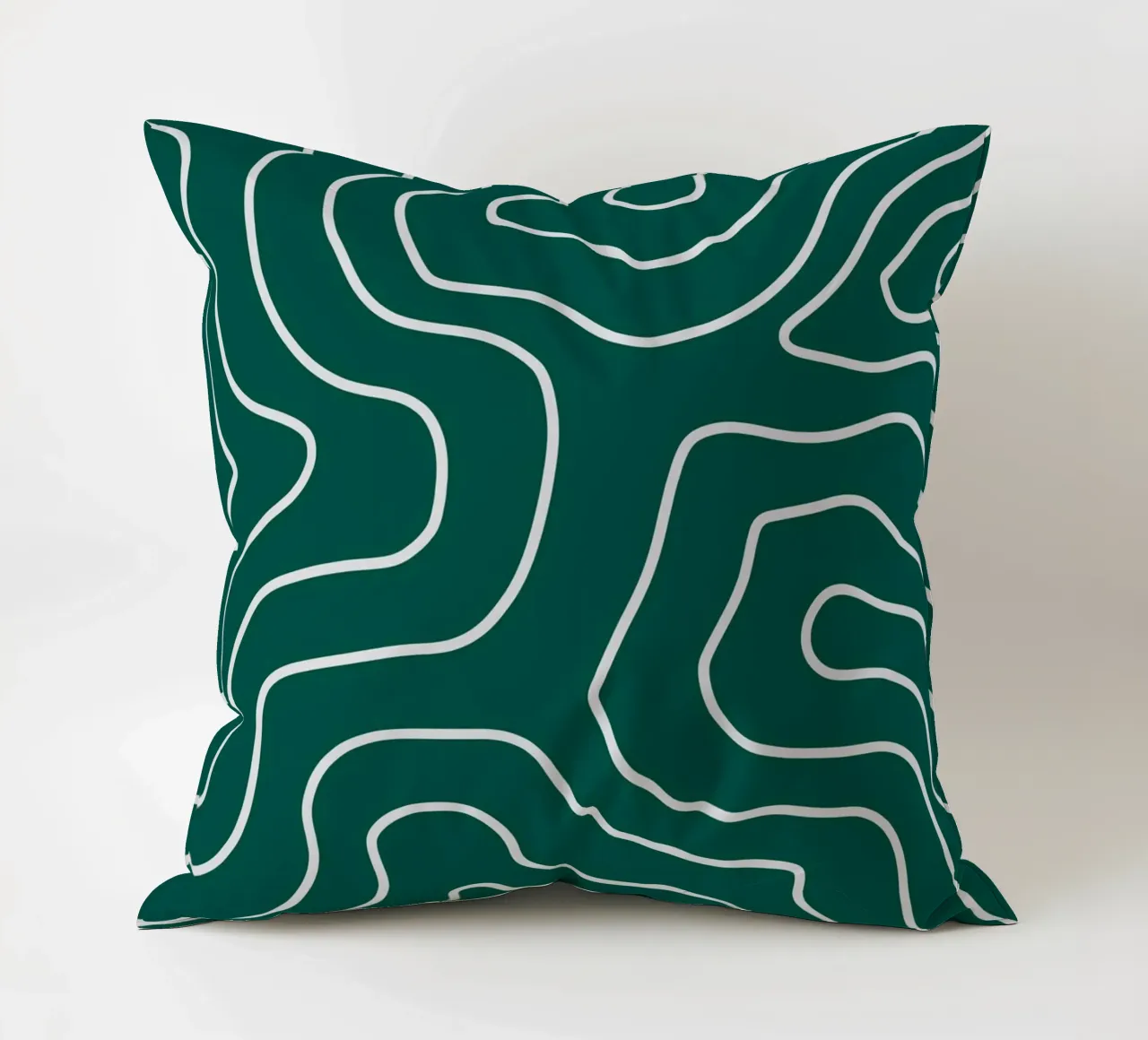 Linee bianche minimaliste cuscino da MODERN NUANCE