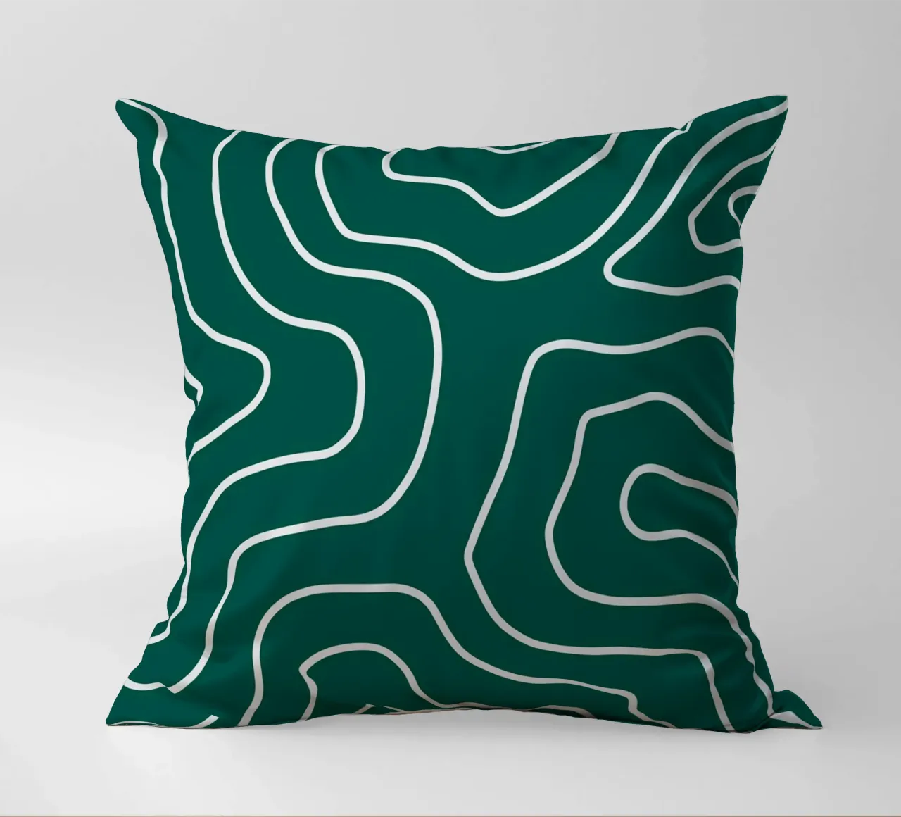 Linee bianche minimaliste cuscino da MODERN NUANCE