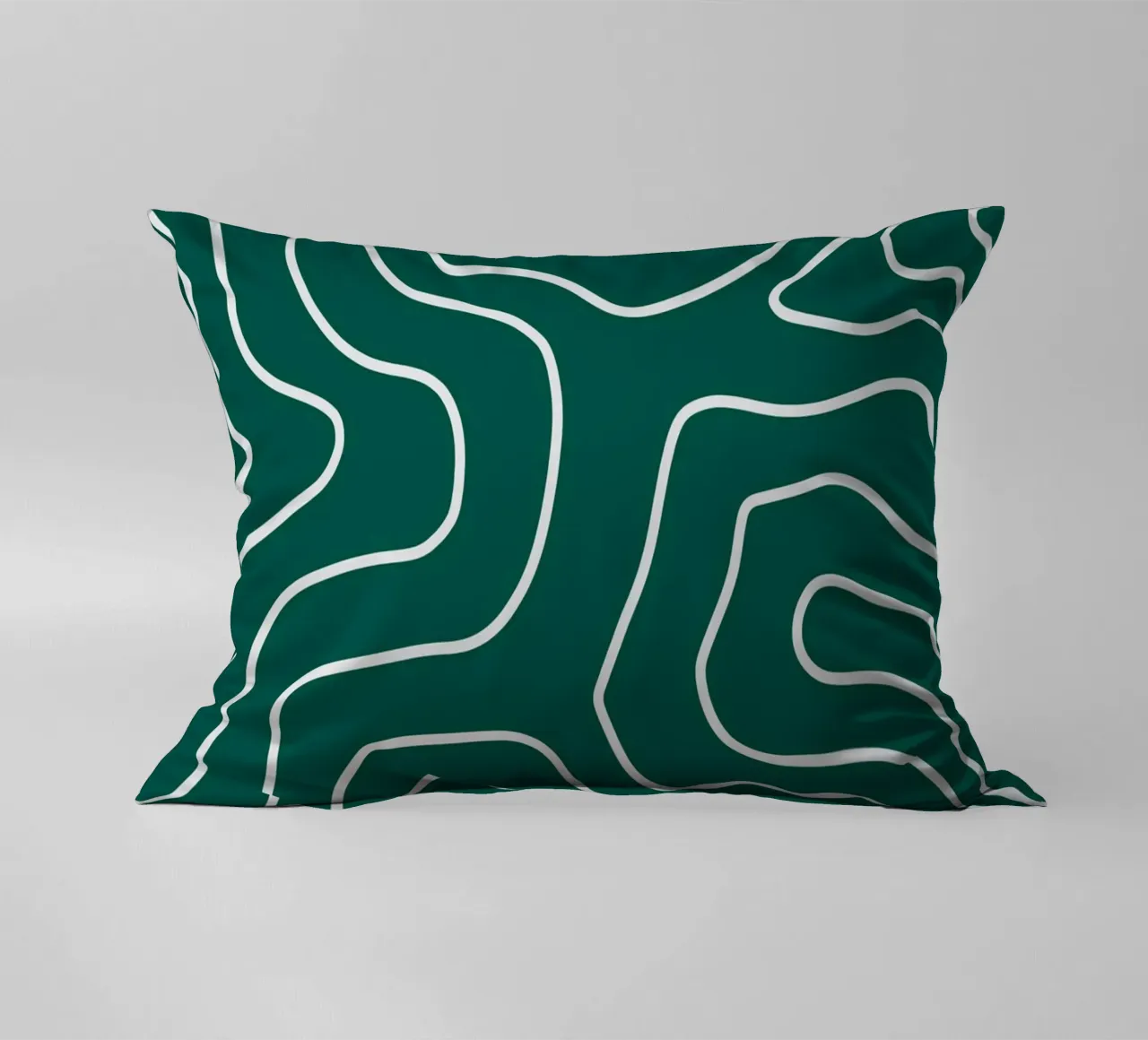 Linee bianche minimaliste cuscino da MODERN NUANCE