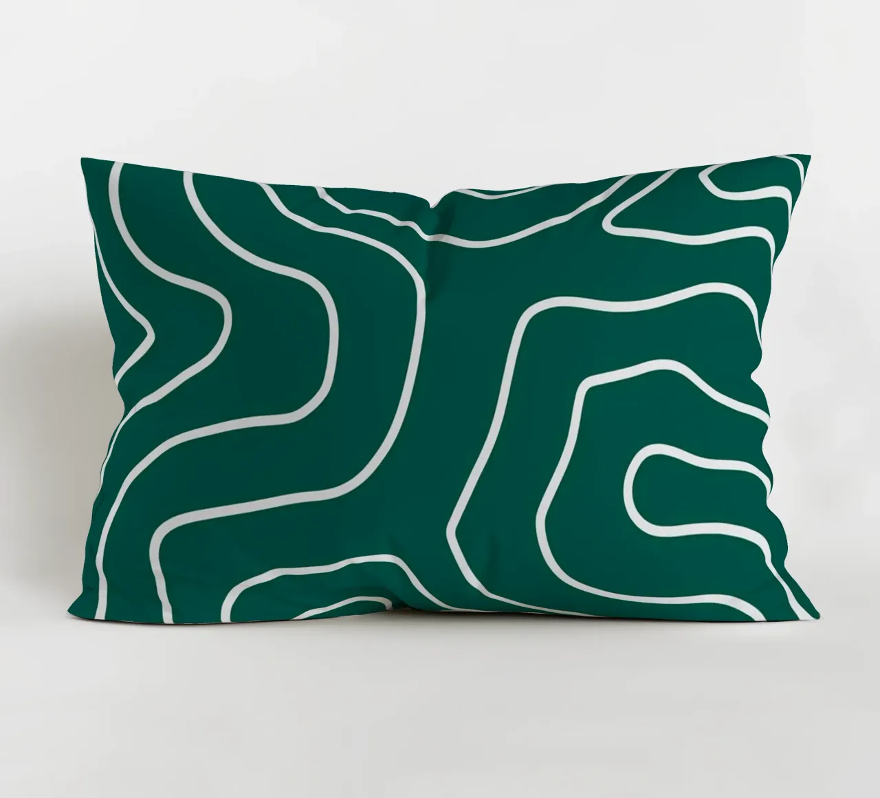 Linee bianche minimaliste cuscino da MODERN NUANCE