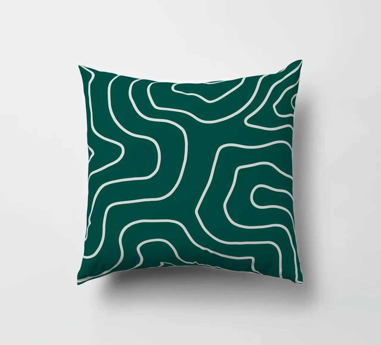 Linee bianche minimaliste cuscino da MODERN NUANCE