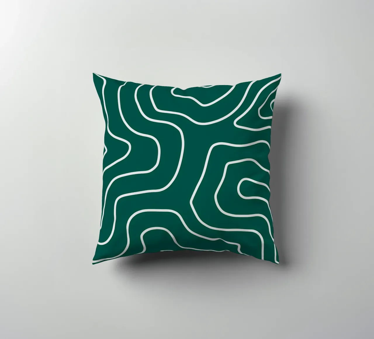 Linee bianche minimaliste cuscino da MODERN NUANCE