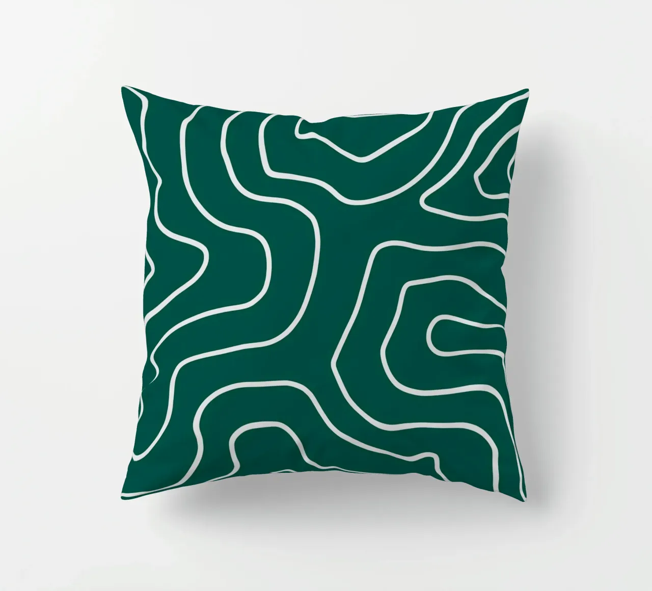 Linee bianche minimaliste cuscino da MODERN NUANCE