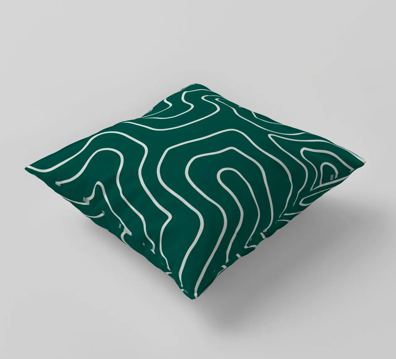 Linee bianche minimaliste cuscino da MODERN NUANCE