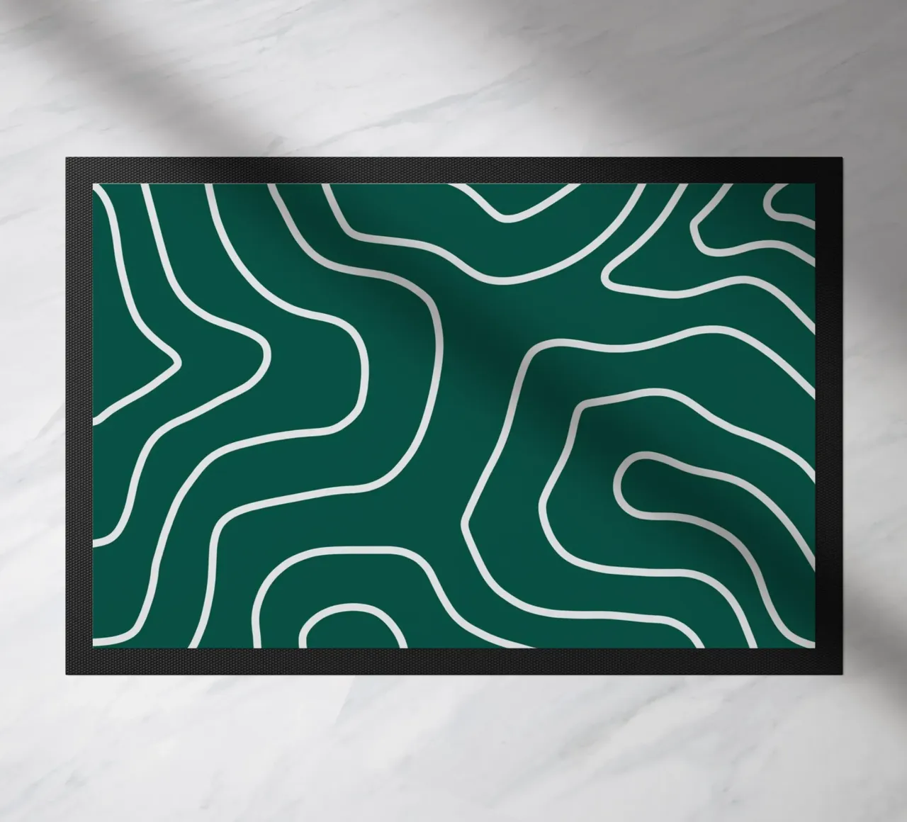 Linee bianche minimaliste zerbino da MODERN NUANCE