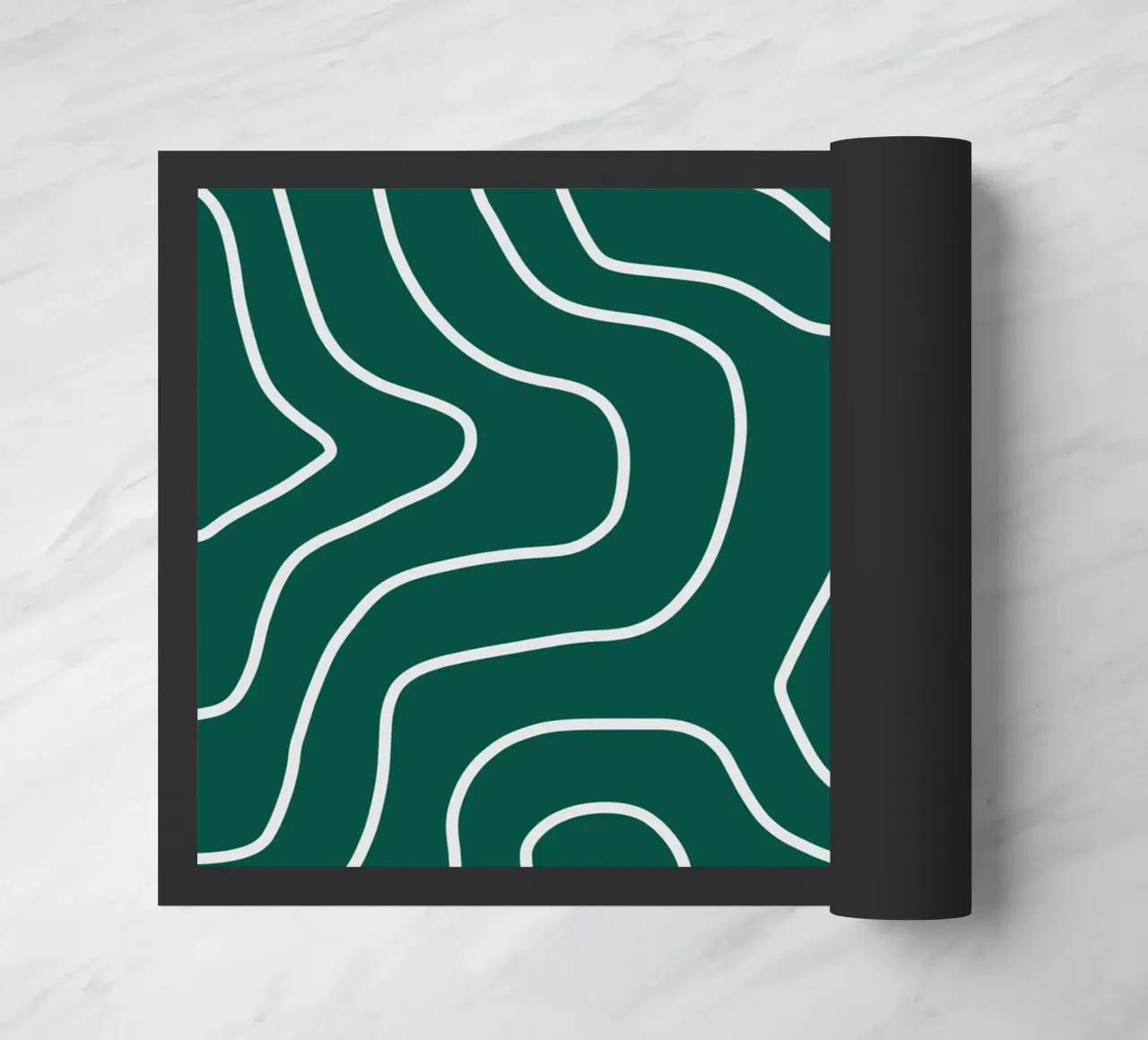Linee bianche minimaliste zerbino da MODERN NUANCE