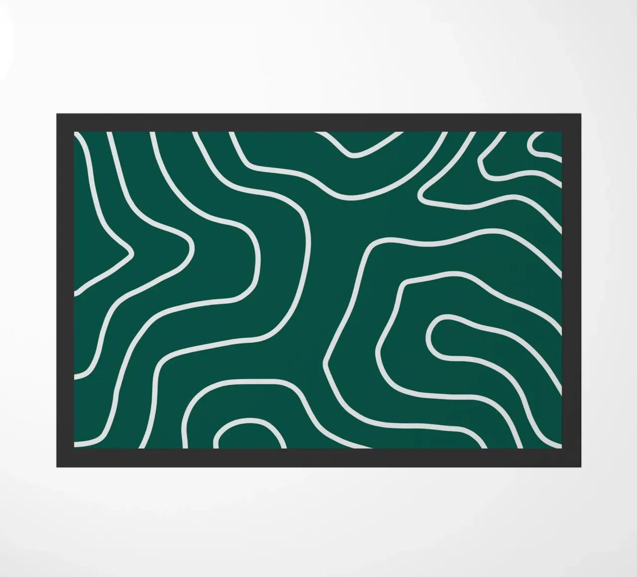 Linee bianche minimaliste zerbino da MODERN NUANCE