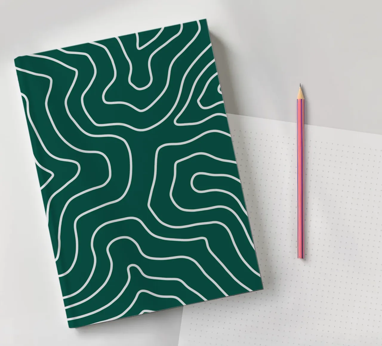 Linee bianche minimaliste diario da MODERN NUANCE