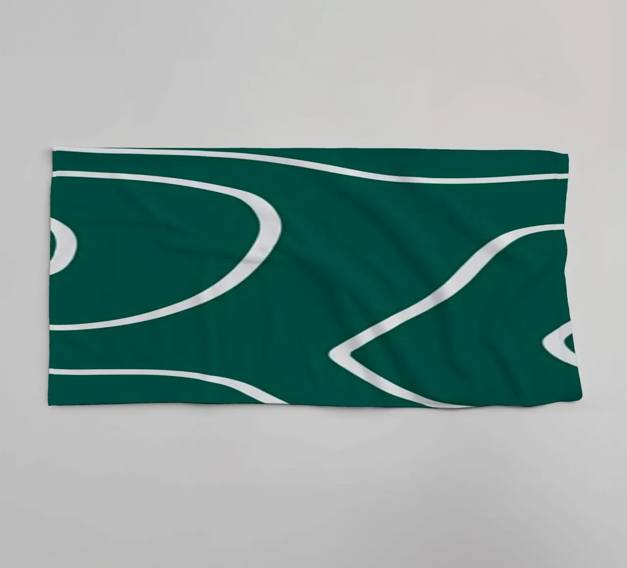 Linee bianche minimaliste asciugamano da bagno da MODERN NUANCE