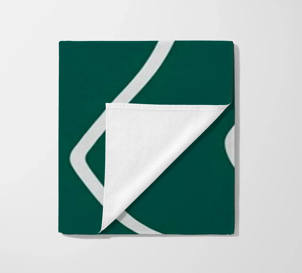 Linee bianche minimaliste telo mare da MODERN NUANCE