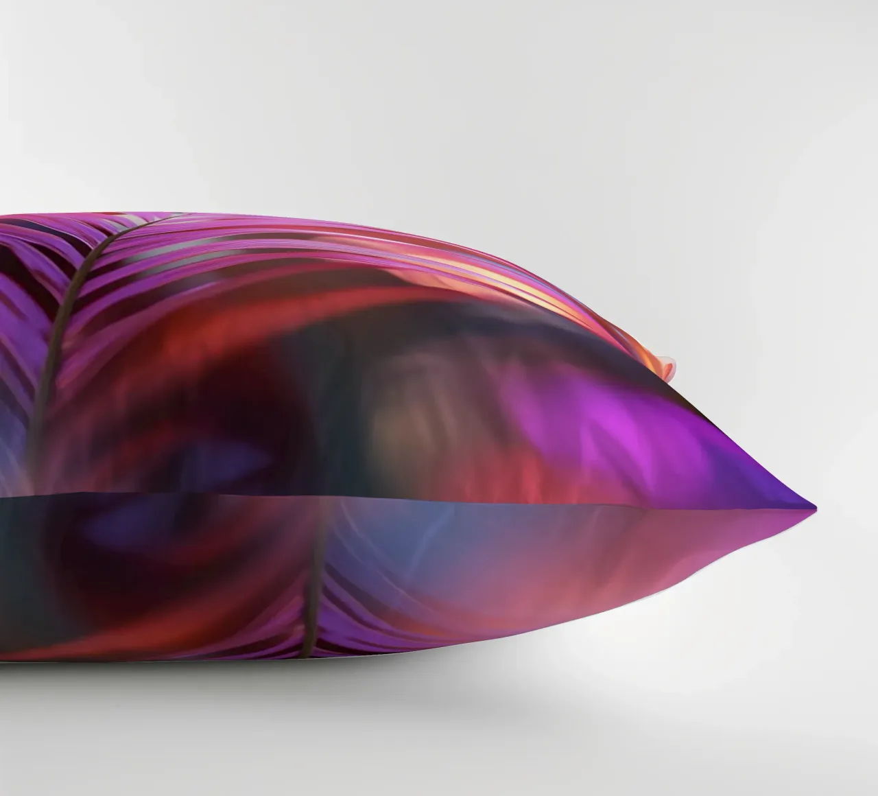 Foglie di palma in un gioco di luci cuscino da Carinaprint