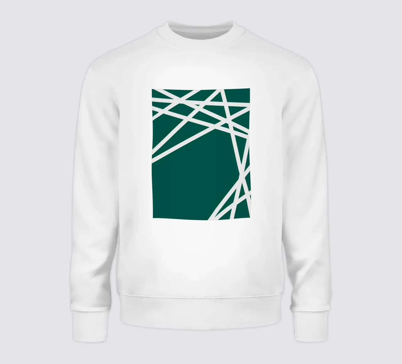Lignes blanches minimalistes sweat de MODERN NUANCE