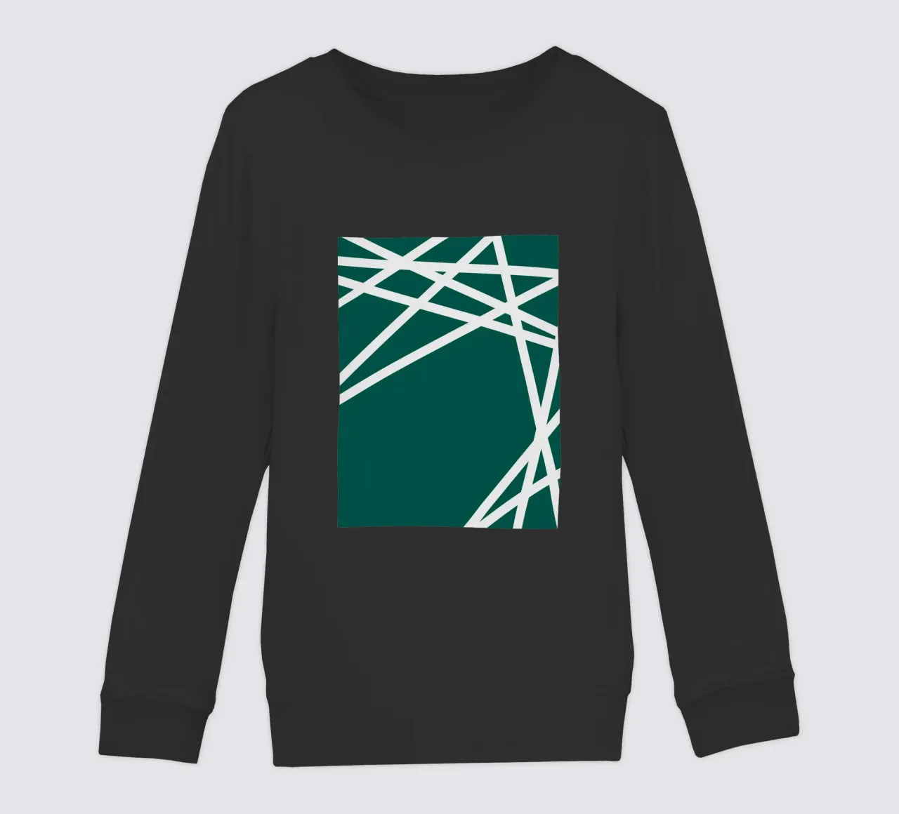 Linee bianche minimaliste felpa bambino da MODERN NUANCE