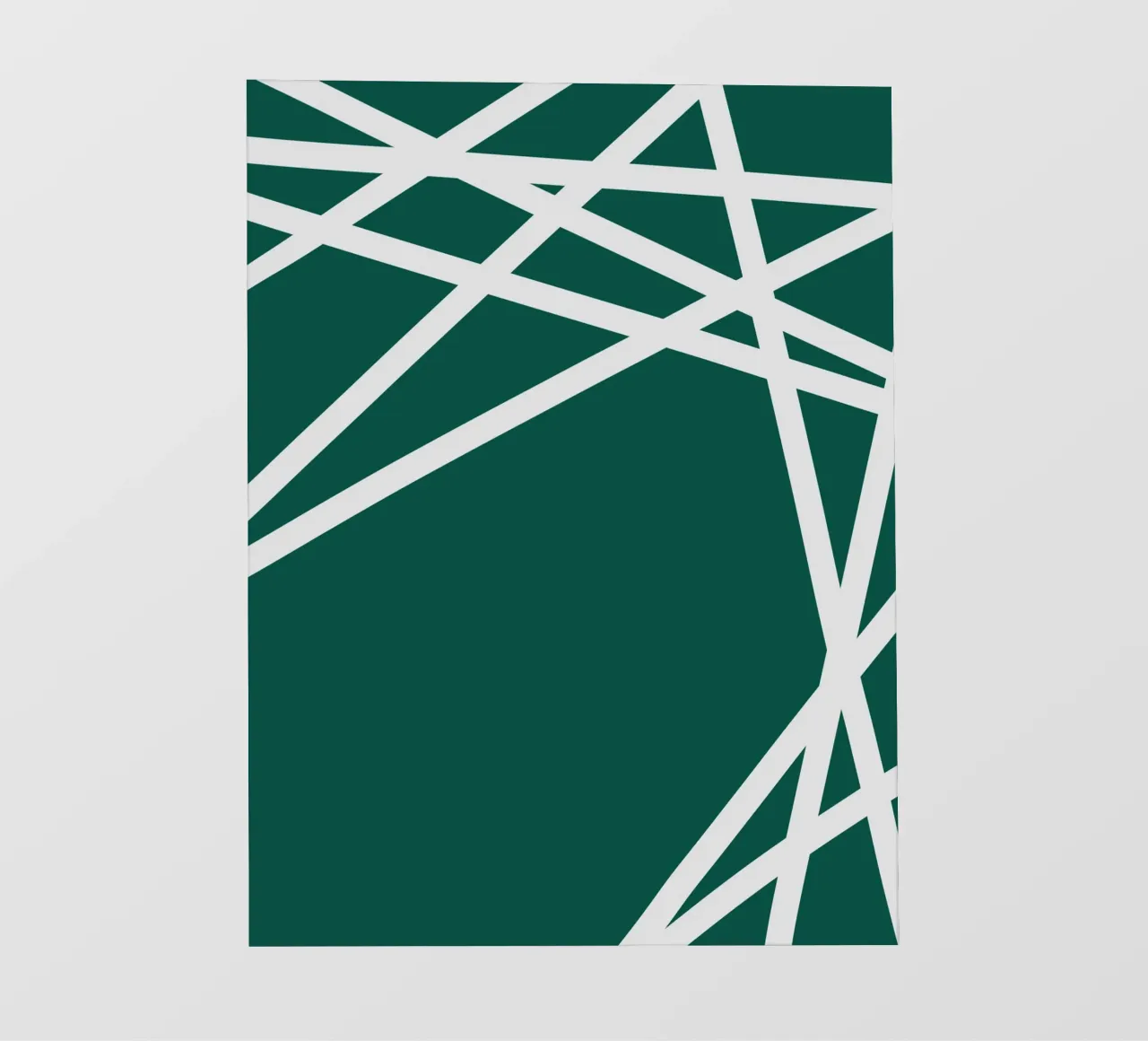 Linee bianche minimaliste telo in pvc da MODERN NUANCE