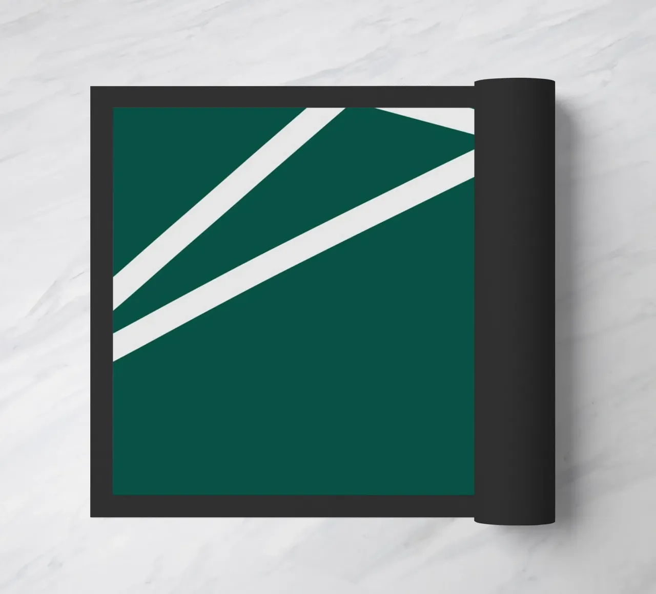Linee bianche minimaliste zerbino da MODERN NUANCE
