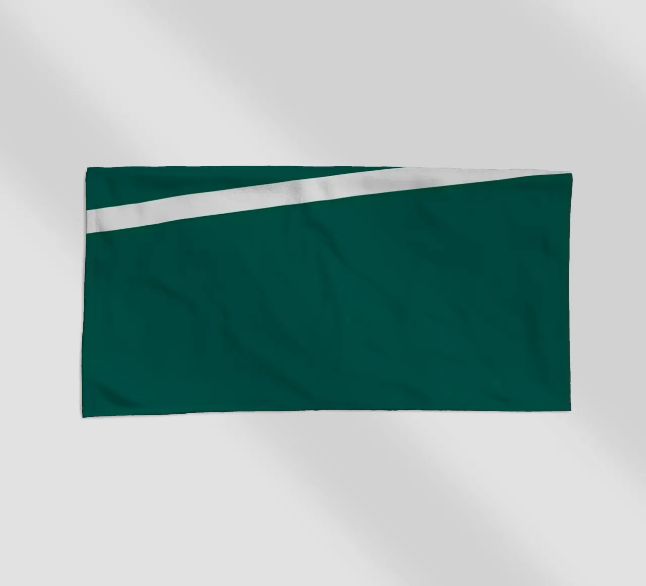 Linee bianche minimaliste telo mare da MODERN NUANCE