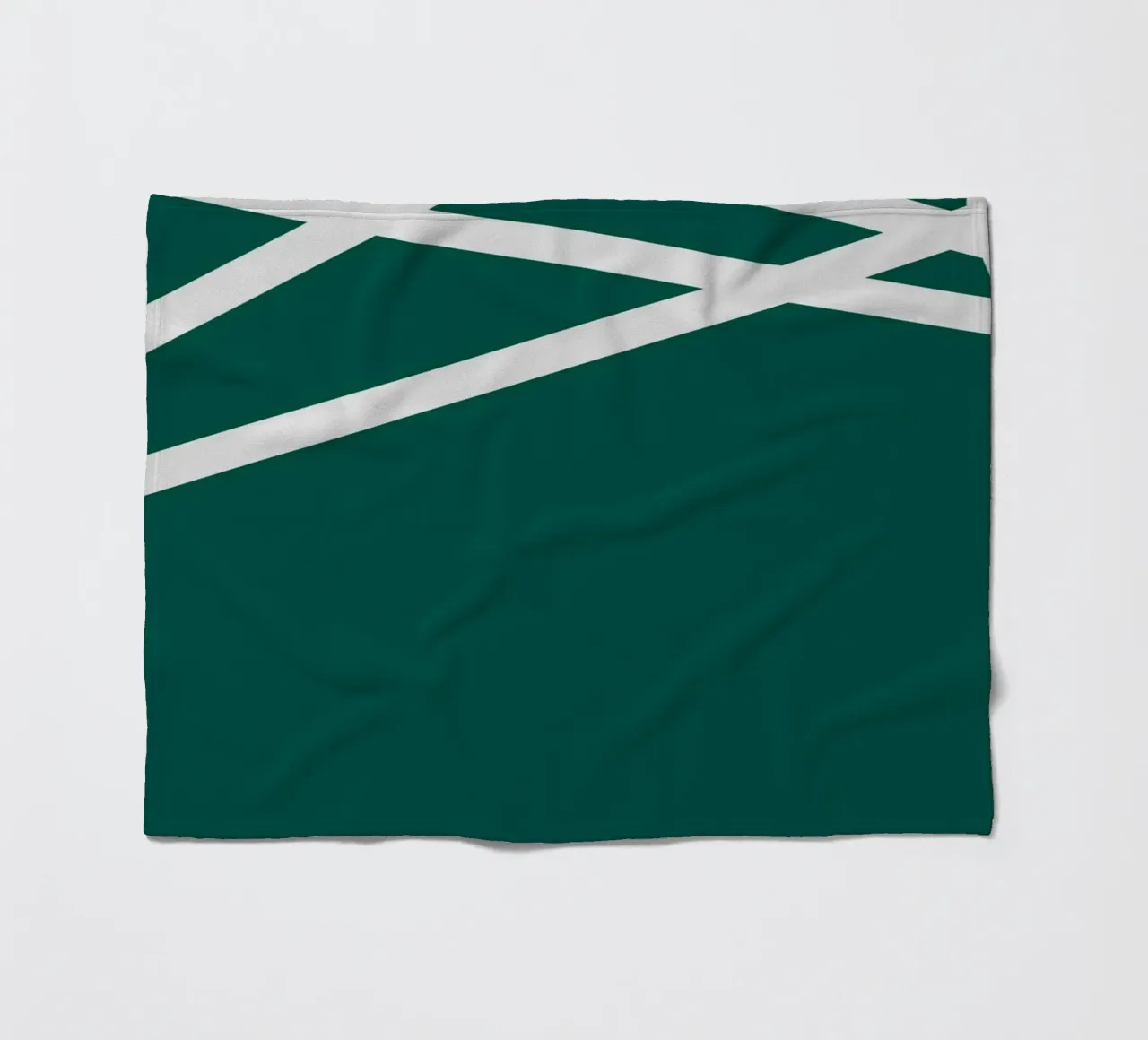 Linee bianche minimaliste coperta in pile da MODERN NUANCE