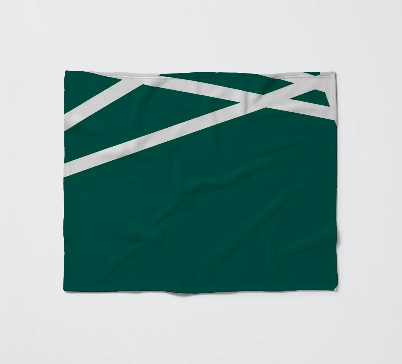 Linee bianche minimaliste coperta in pile da MODERN NUANCE