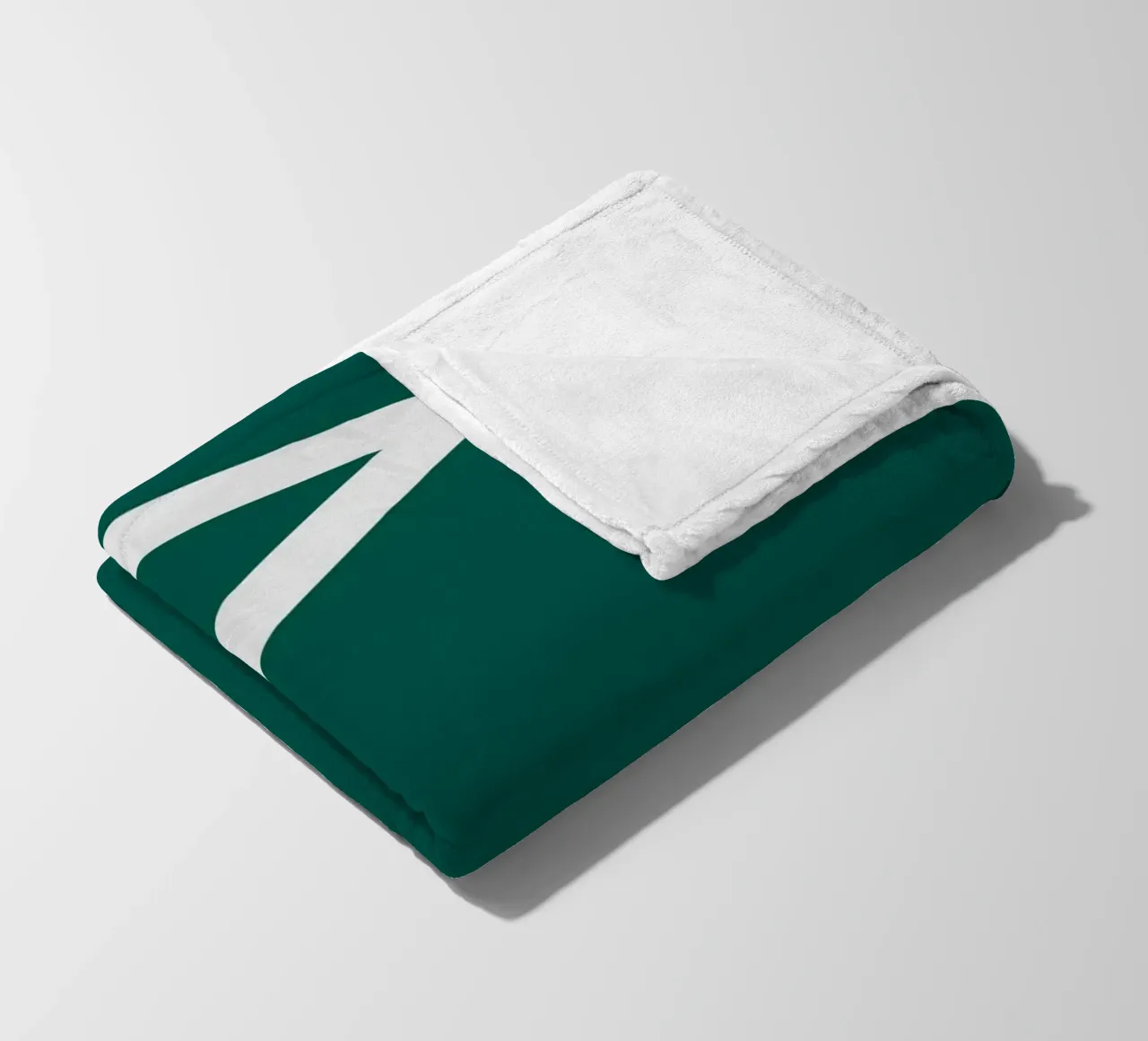 Linee bianche minimaliste coperta in pile da MODERN NUANCE