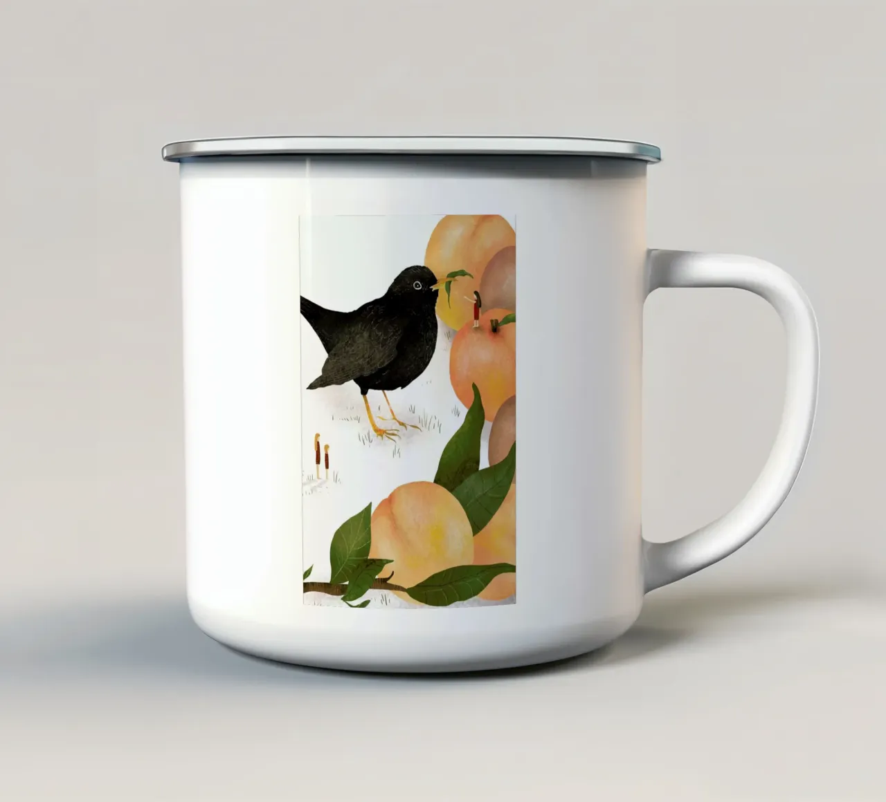 Fantastic Visions tazza in smalto da Amalia Restrepo