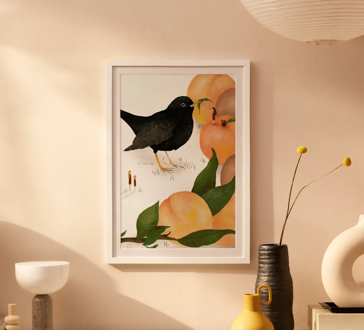 Fantastic Visions poster con telaio in plastica da Amalia Restrepo