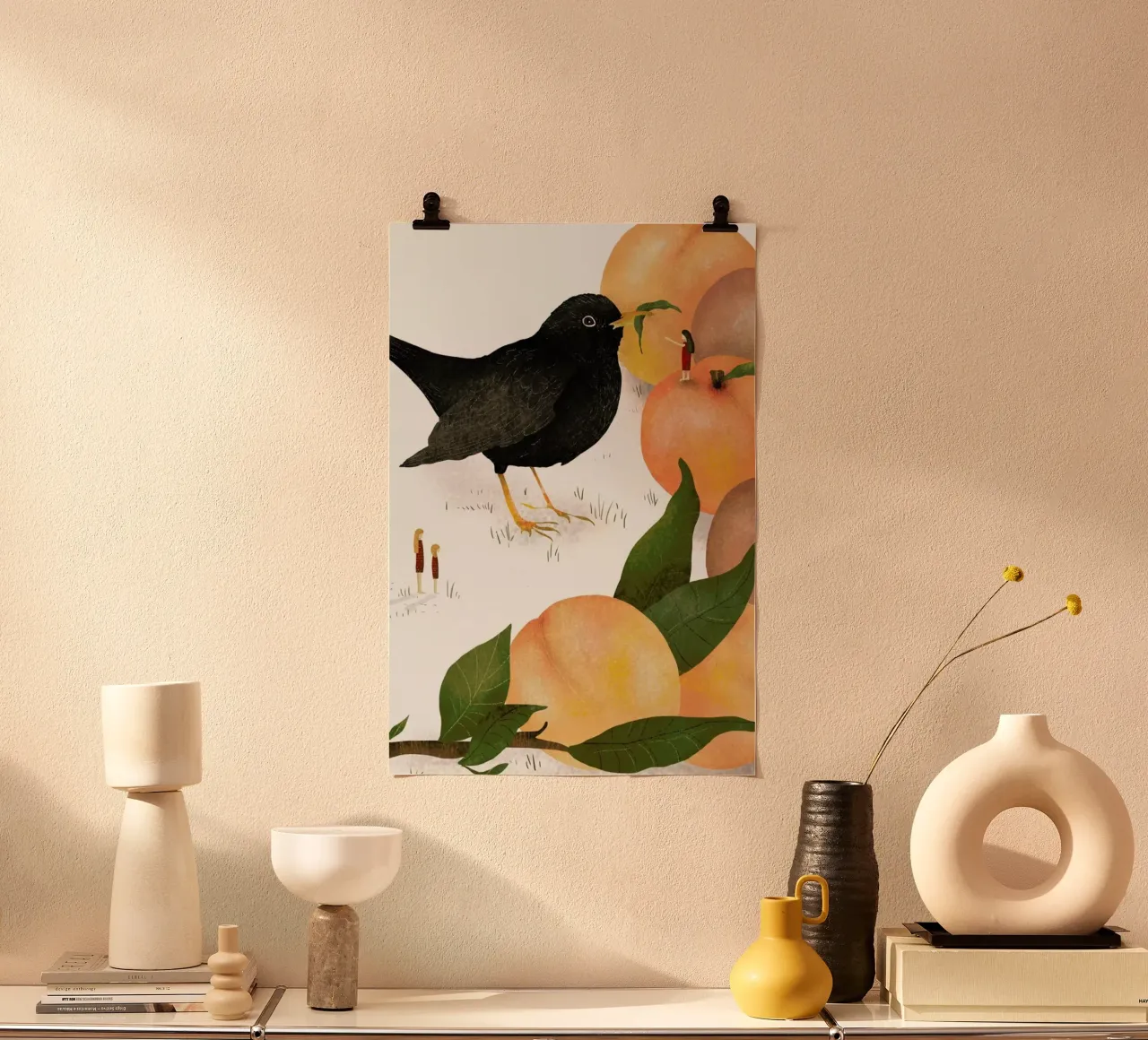 Fantastic Visions poster con telaio in plastica da Amalia Restrepo