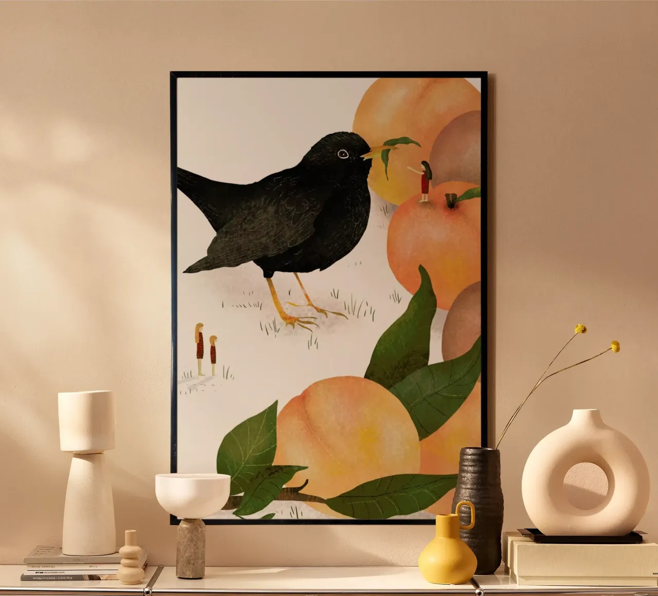 Fantastic Visions poster con telaio in plastica da Amalia Restrepo