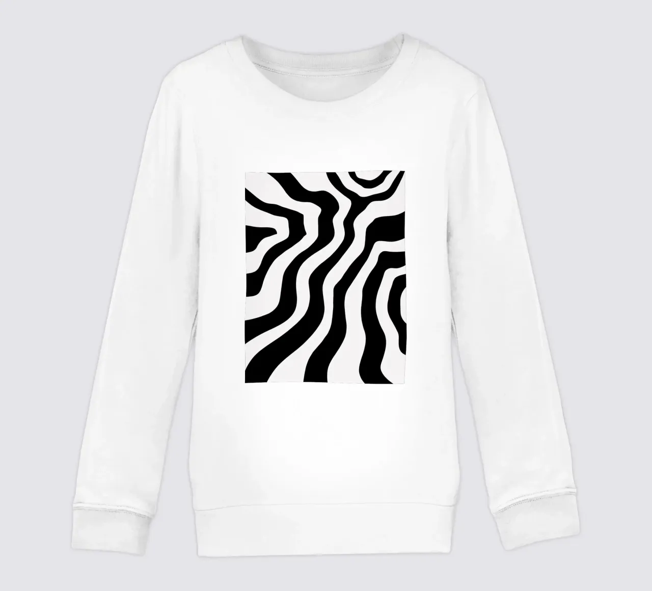 Bianco e nero minimalista felpa bambino da MODERN NUANCE