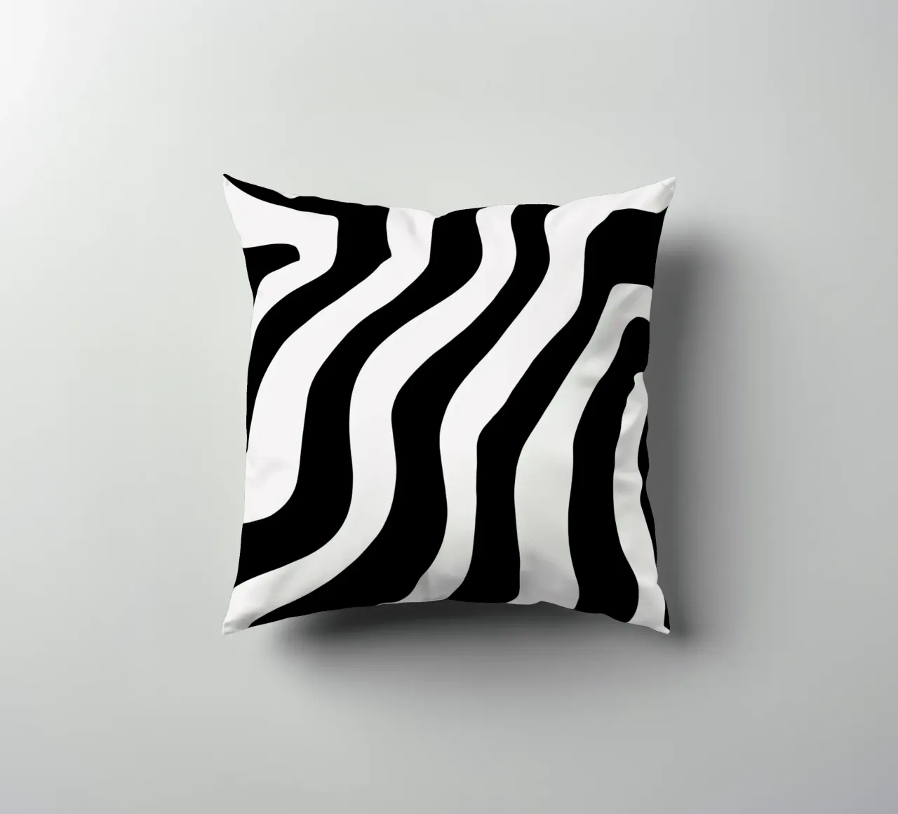 Bianco e nero minimalista cuscino da MODERN NUANCE