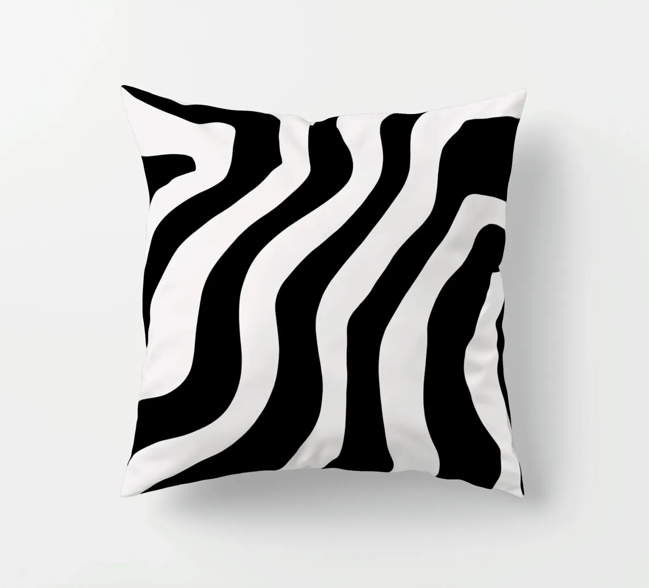 Bianco e nero minimalista cuscino da MODERN NUANCE