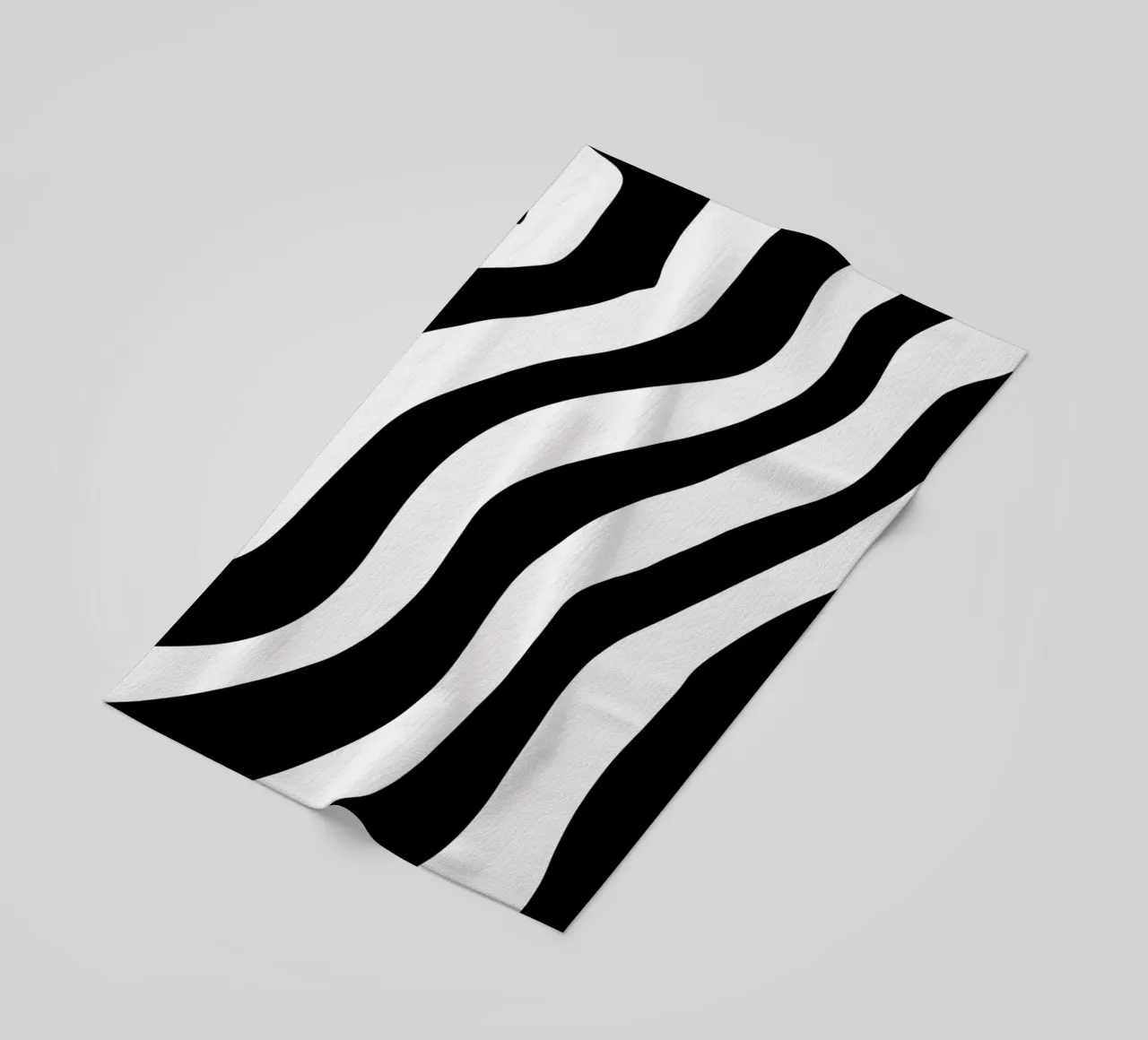 Bianco e nero minimalista telo mare da MODERN NUANCE